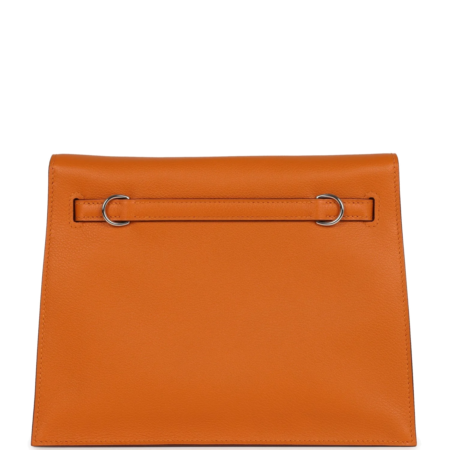Hermes Kelly Danse Abricot Verso Evercolor Palladium Hardware — фото 5