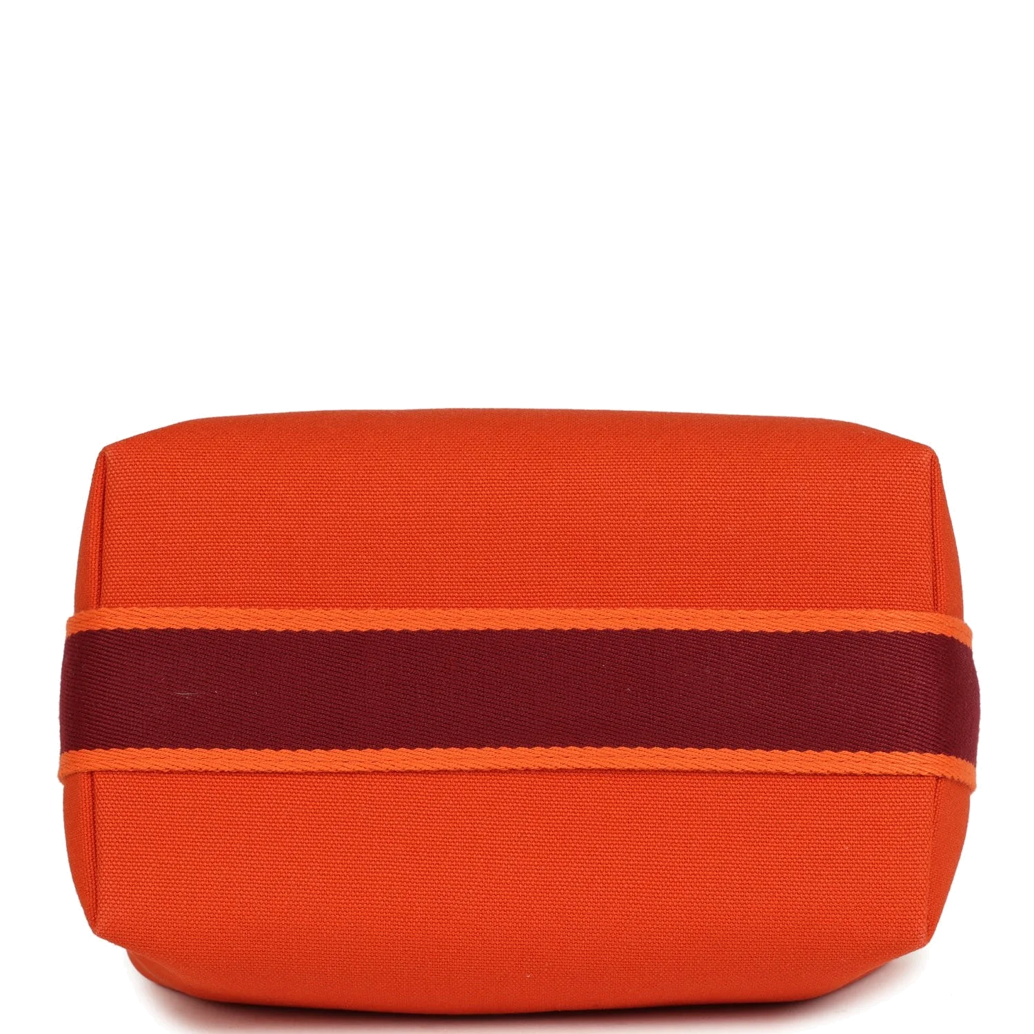 Hermes Bride A Brac Carre Case PM Feu Canvas Palladium Hardware — фото 7