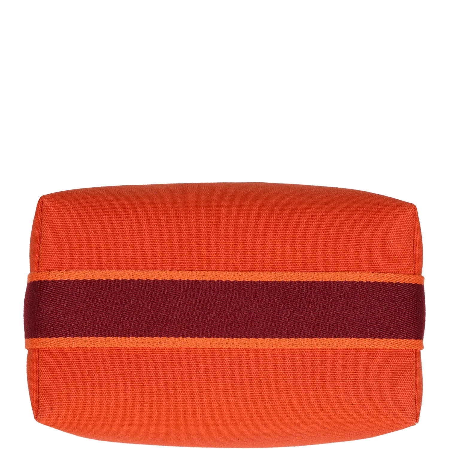 Hermes Bride A Brac Carre Case PM Feu Canvas Palladium Hardware — фото 7