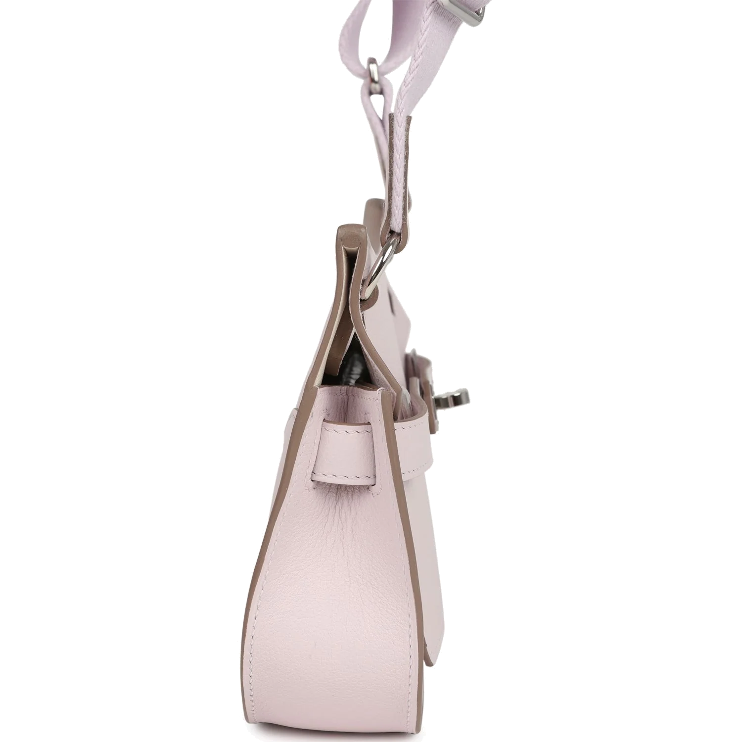Hermes Jypsiere Mini Mauve Pale Verso Evercolor Palladium Hardware — фото 4
