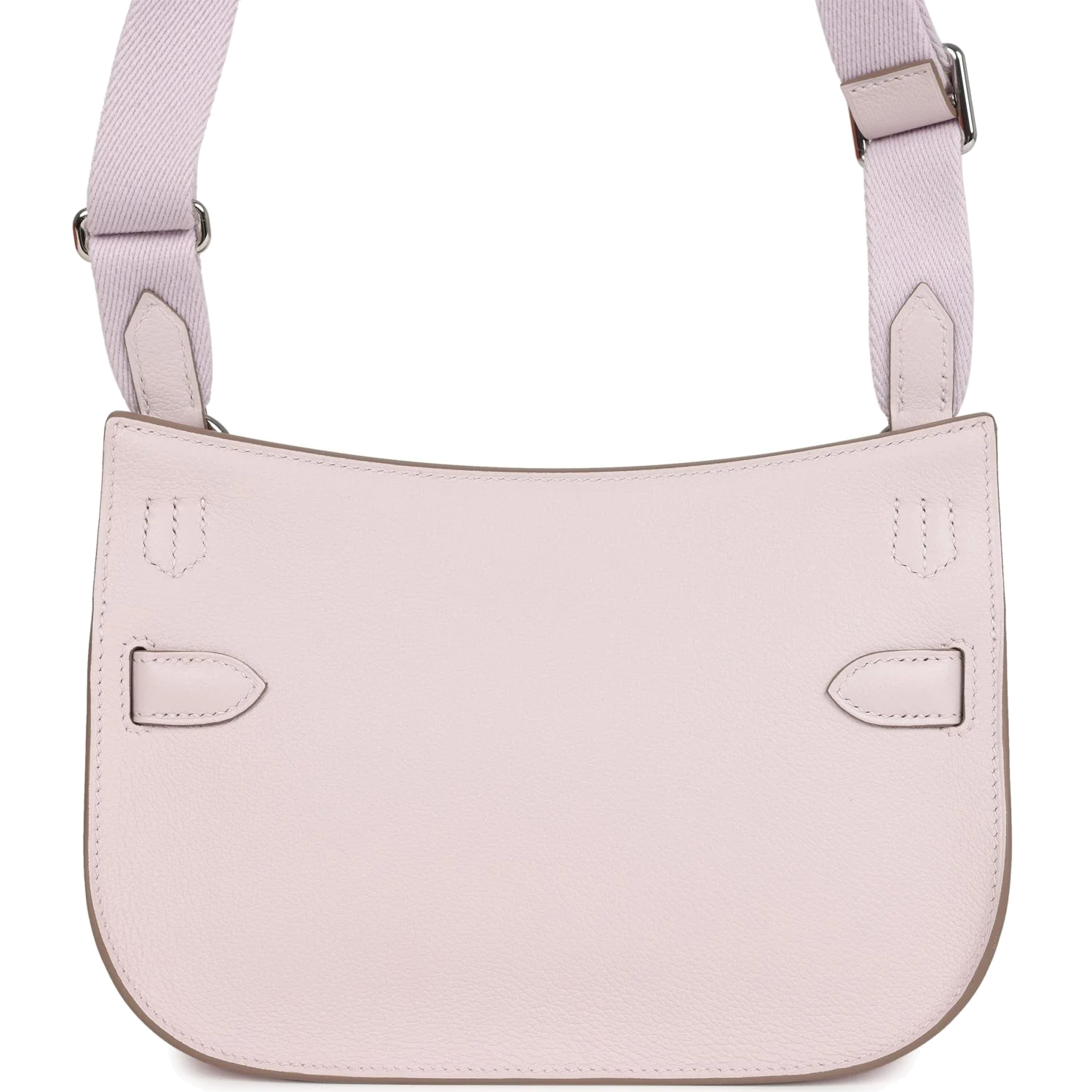 Hermes Jypsiere Mini Mauve Pale Verso Evercolor Palladium Hardware — фото 5
