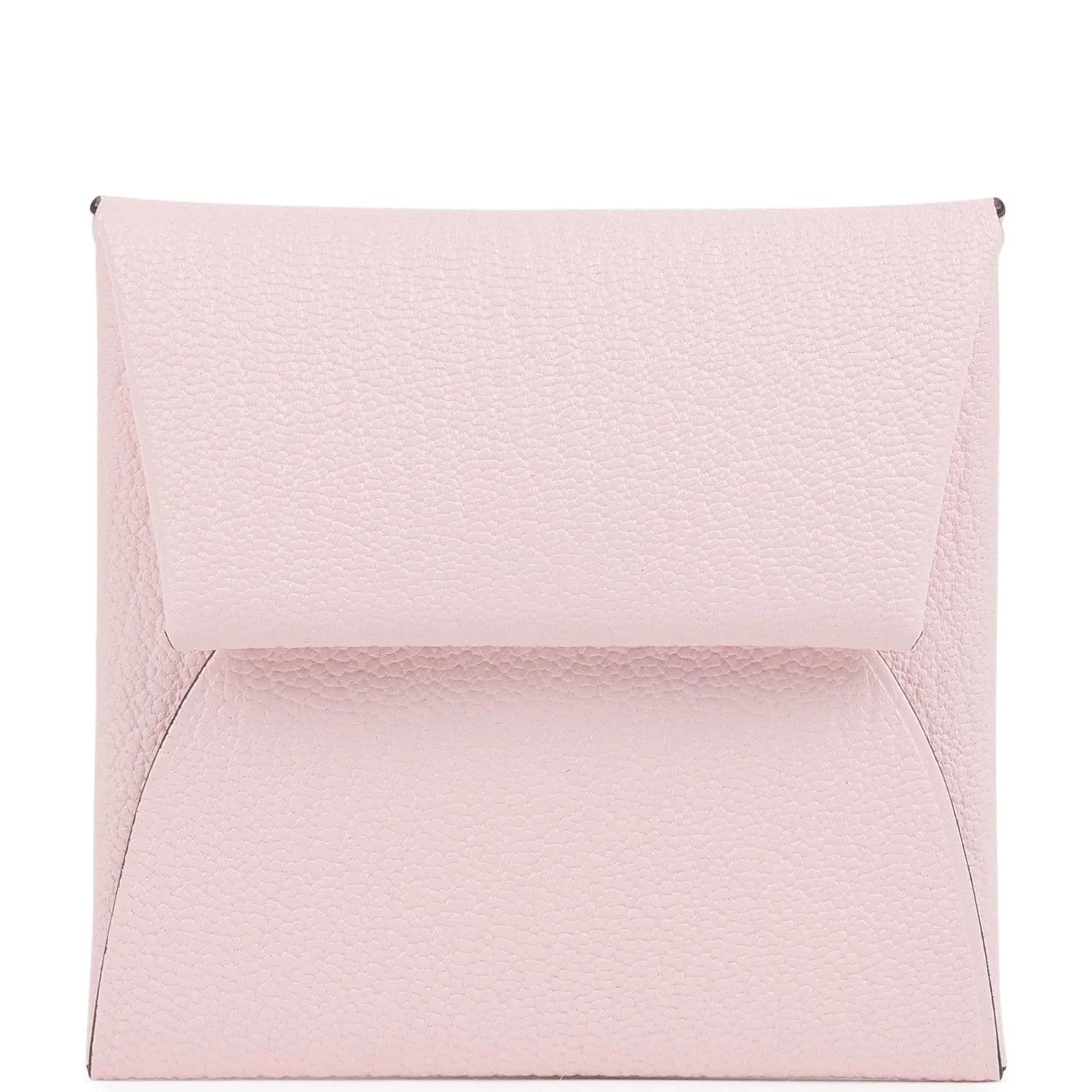 Hermes Bastia Change Purse Rose Darling Chevre Mysore Palladium Hardware — фото 2