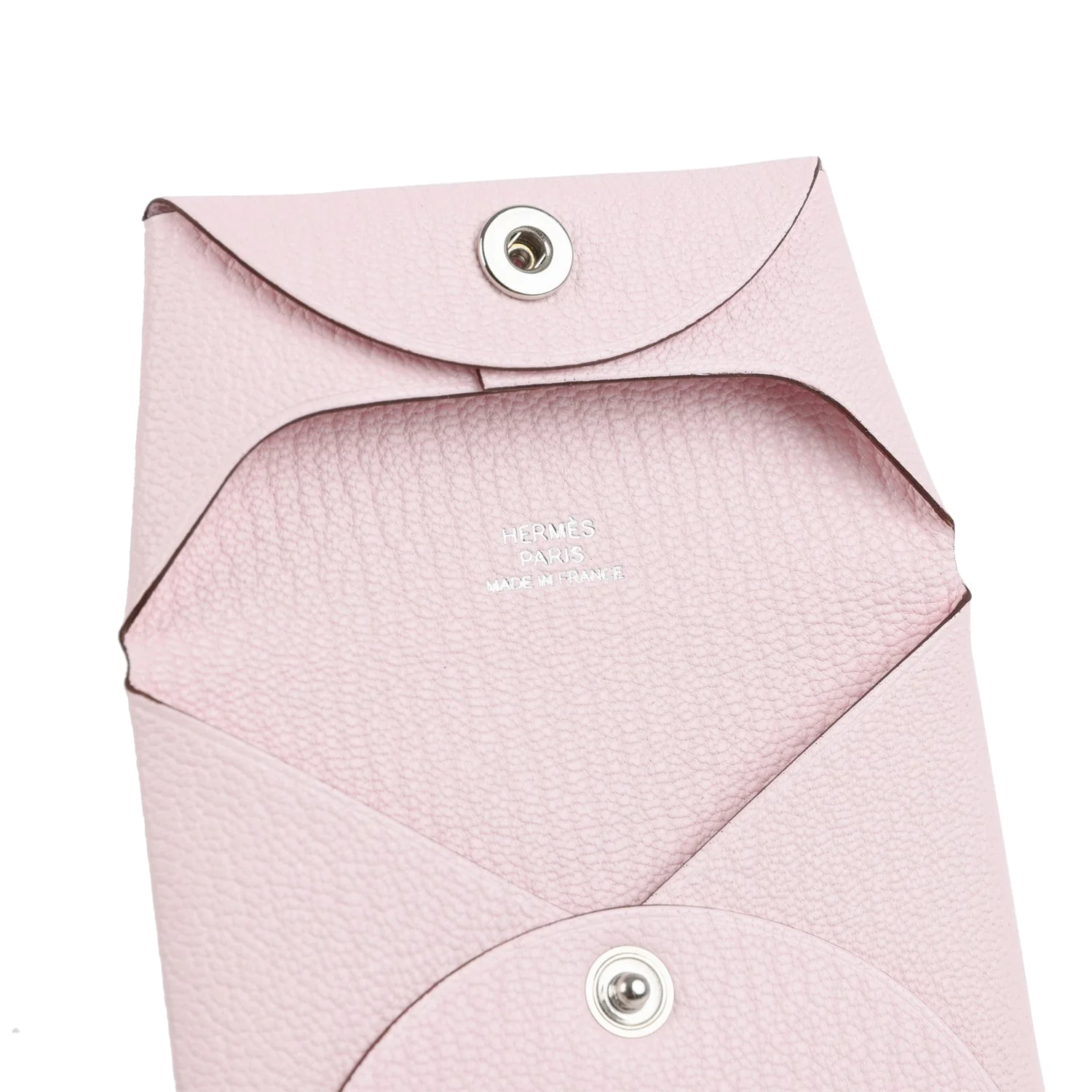 Hermes Bastia Change Purse Rose Darling Chevre Mysore Palladium Hardware — фото 6