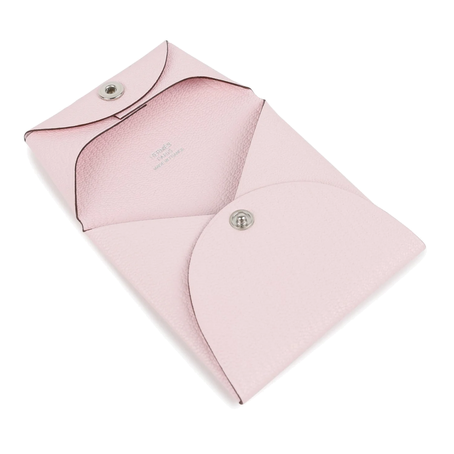 Hermes Bastia Change Purse Rose Darling Chevre Mysore Palladium Hardware — фото 7