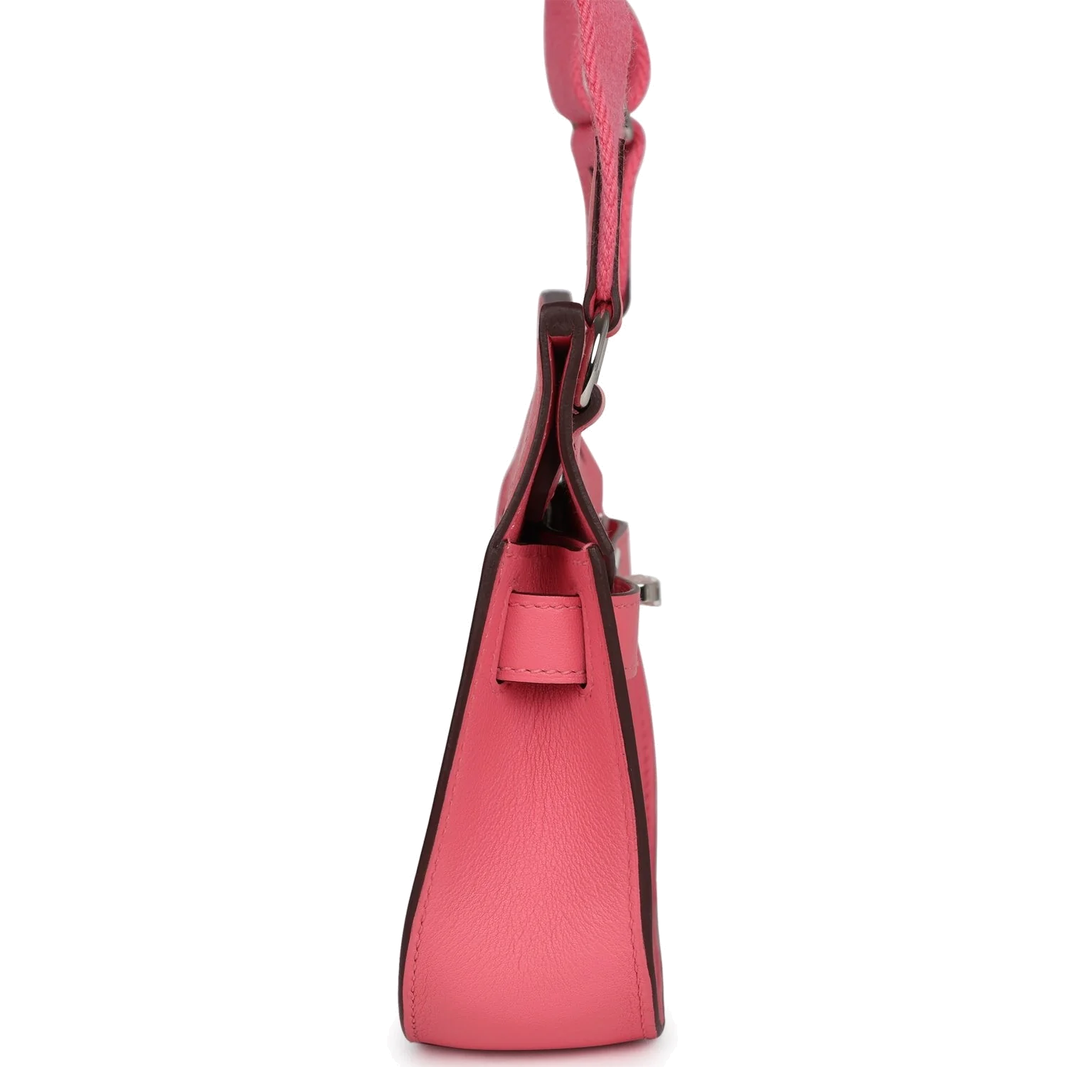 Hermes Mini Jypsiere Rose Azalee Swift Palladium Hardware — фото 4