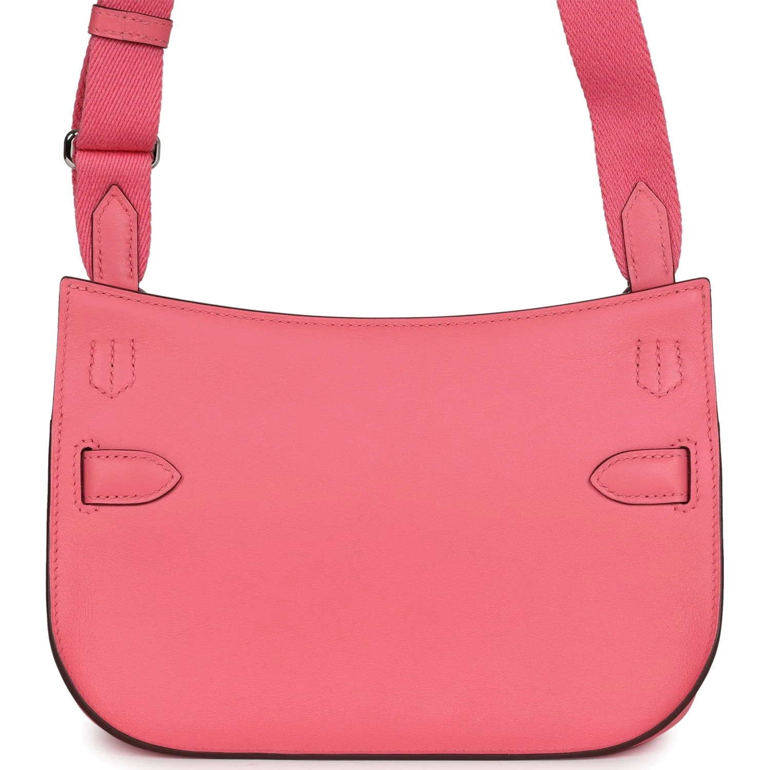 Hermes Mini Jypsiere Rose Azalee Swift Palladium Hardware — фото 5