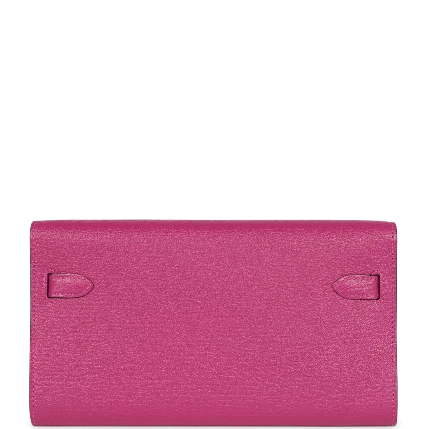 Hermes Kelly Wallet To Go Rose Pourpre Chevre Palladium Hardware — фото 5