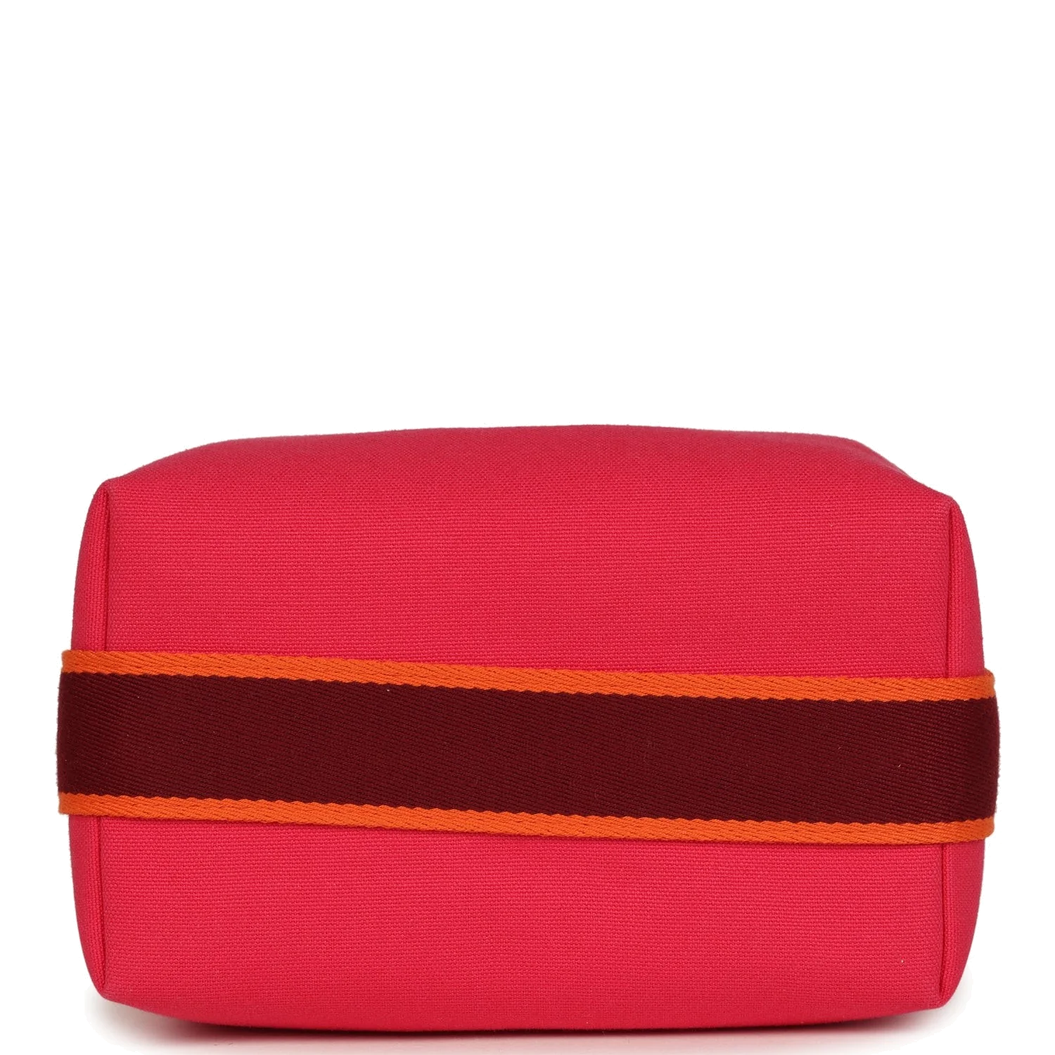 Hermes Bride A Brac Carre Case PM Hibiscus Canvas Palladium Hardware — фото 7