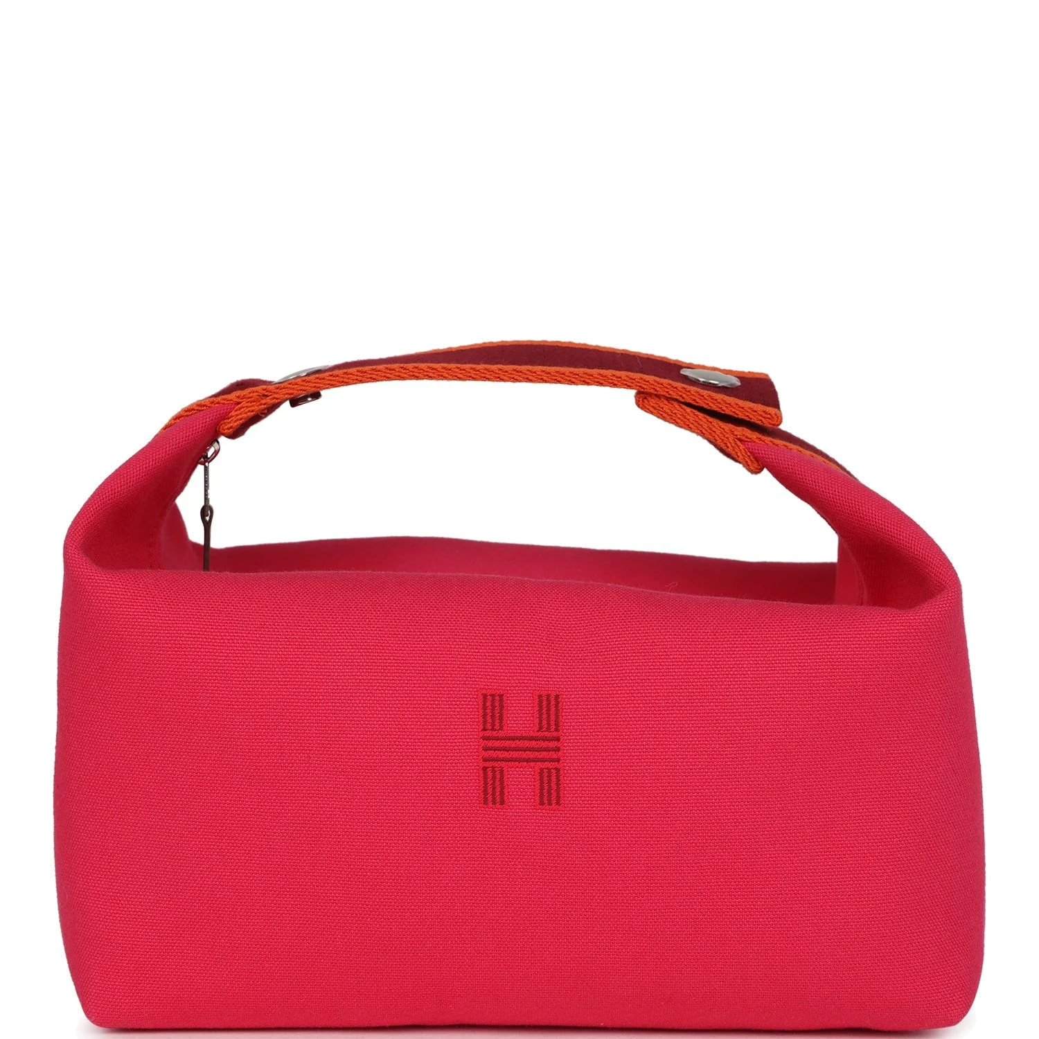 Hermes Bride A Brac Carre Case GM Hibiscus Canvas Palladium Hardware — фото 2