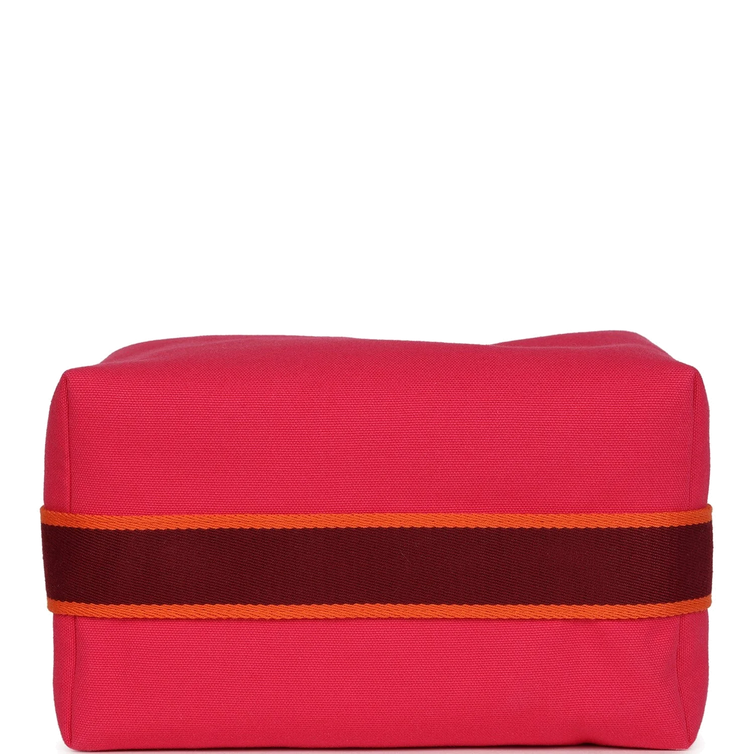 Hermes Bride A Brac Carre Case GM Hibiscus Canvas Palladium Hardware — фото 7