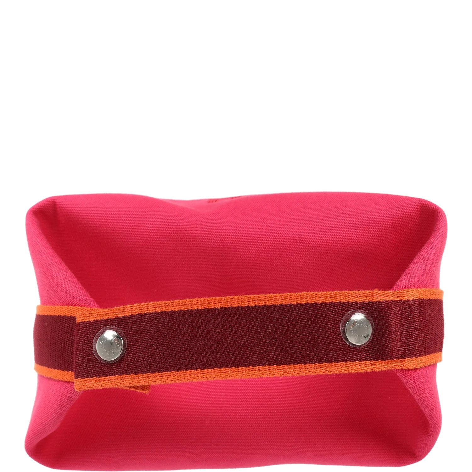 Hermes Bride A Brac Carre Case GM Hibiscus Canvas Palladium Hardware — фото 8