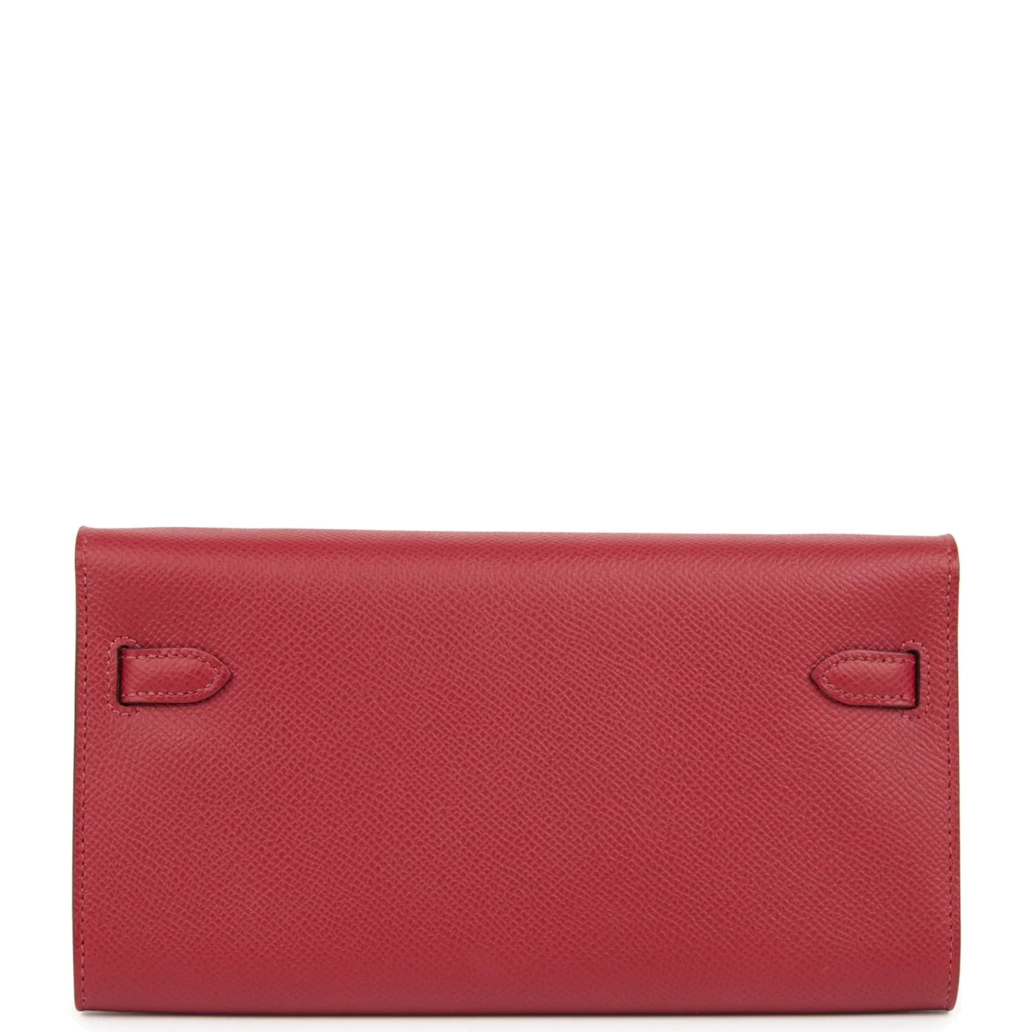 Hermes Kelly Wallet To Go Rouge Grenat Epsom Gold Hardware — фото 5