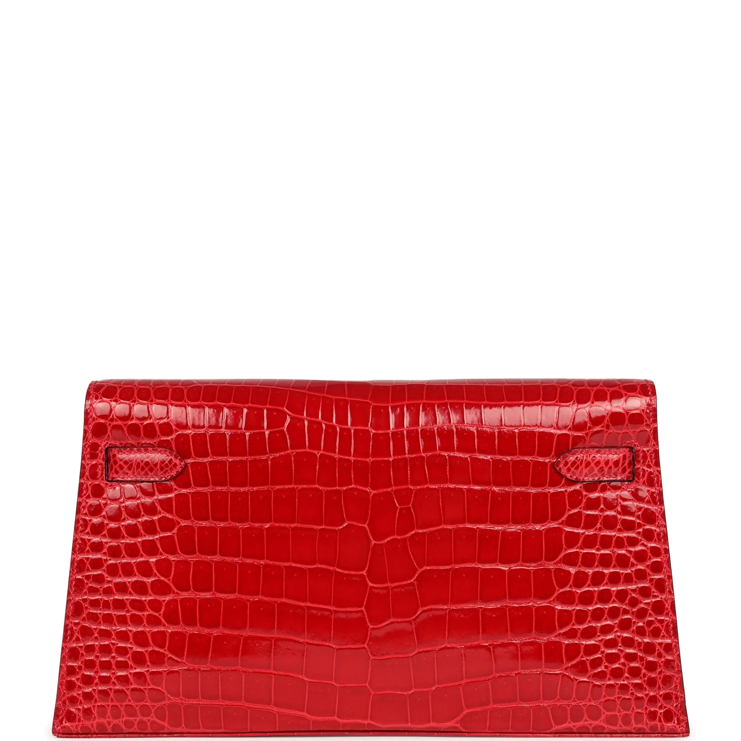 Hermes Kelly Elan Braise Shiny Porosus Crocodile Gold Hardware — фото 5