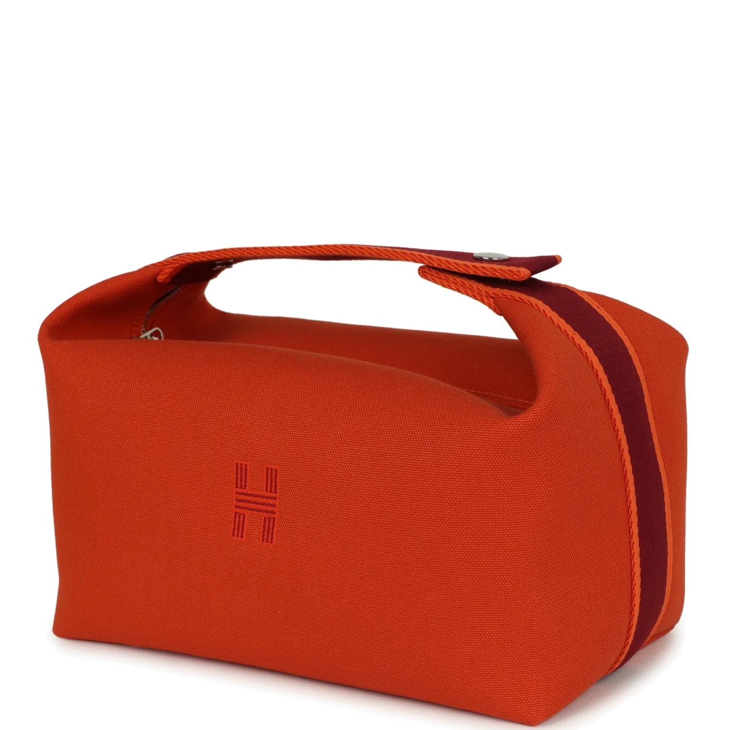Hermes Bride A Brac GM Feu Canvas Palladium Hardware — фото 4