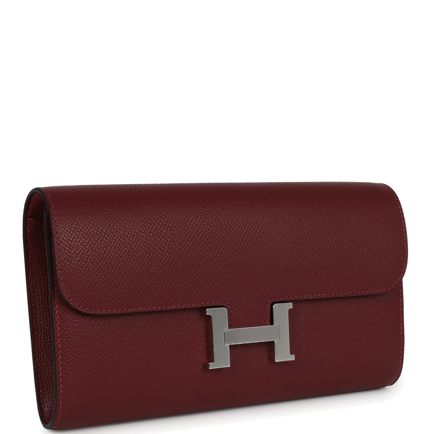Hermes Constance Wallet To Go Rouge H Epsom Palladium Hardware — фото 3