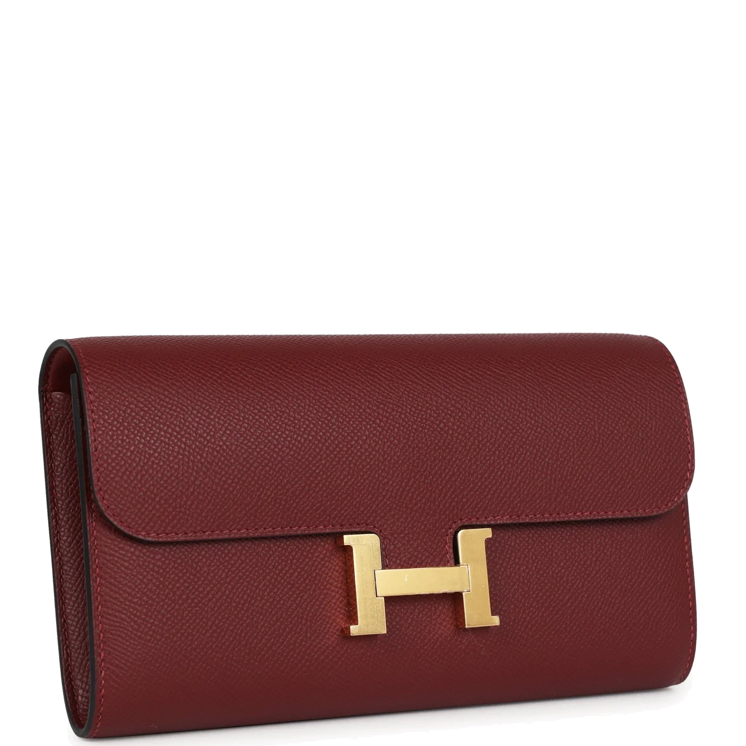 Hermes Constance Wallet To Go Rouge H Epsom Gold Hardware — фото 3