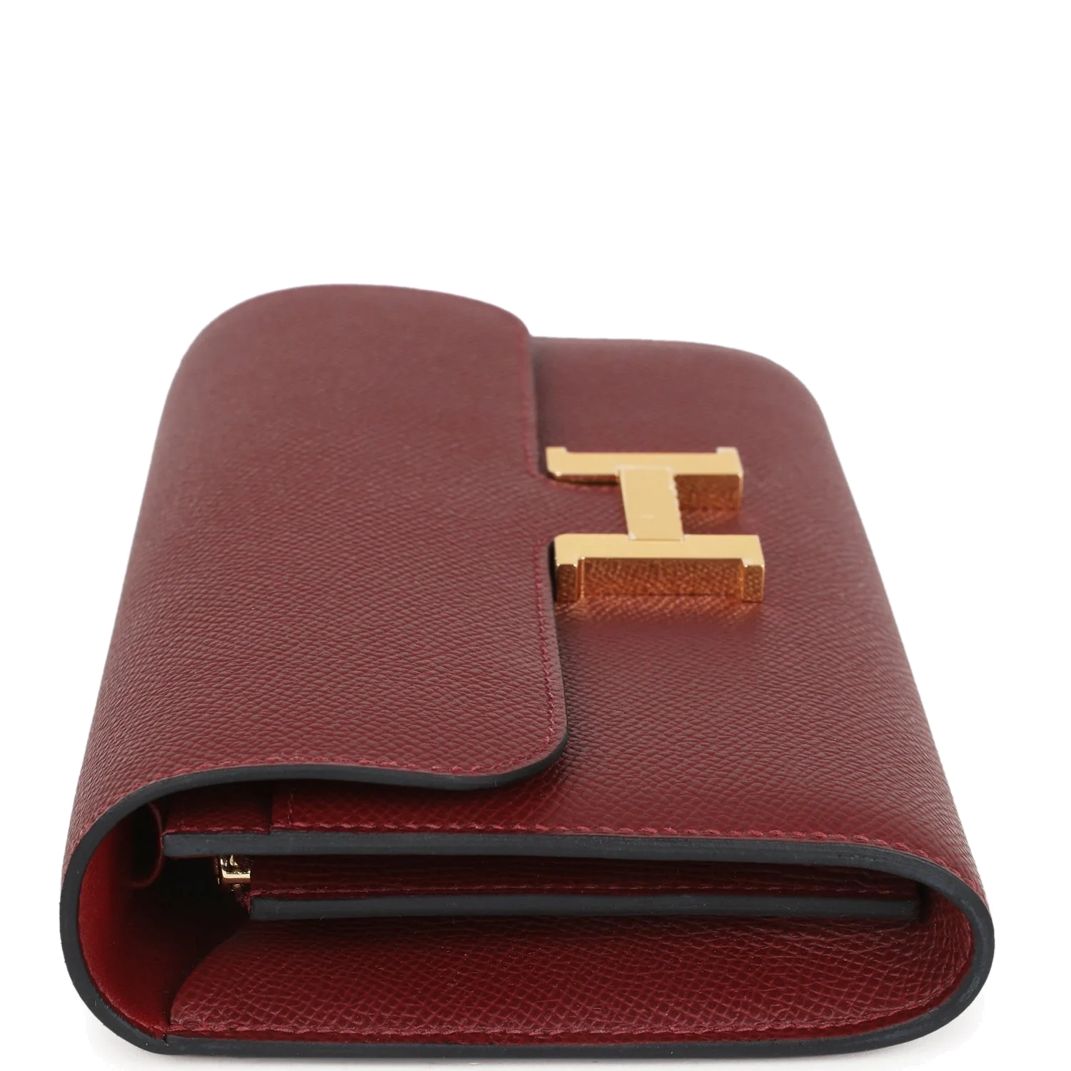 Hermes Constance Wallet To Go Rouge H Epsom Gold Hardware — фото 4