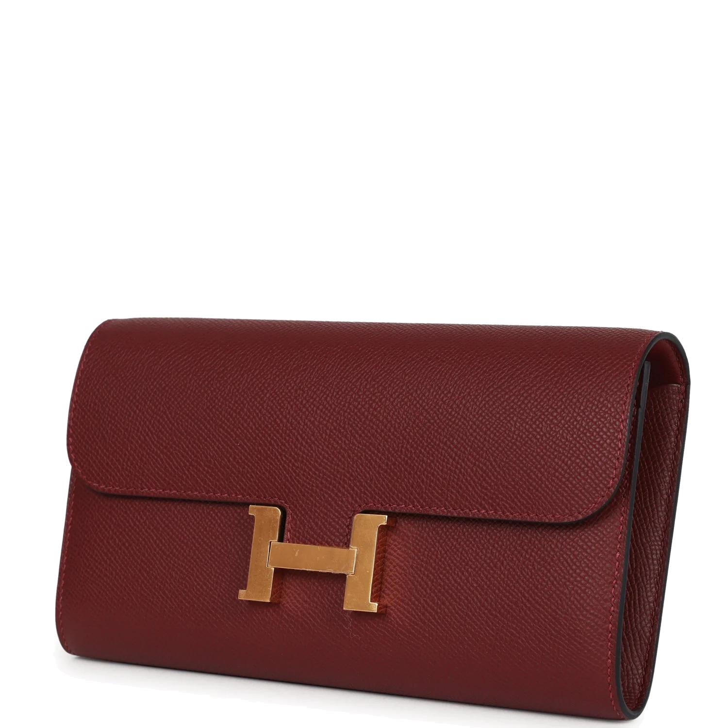 Hermes Constance Wallet To Go Rouge H Epsom Gold Hardware — фото 6