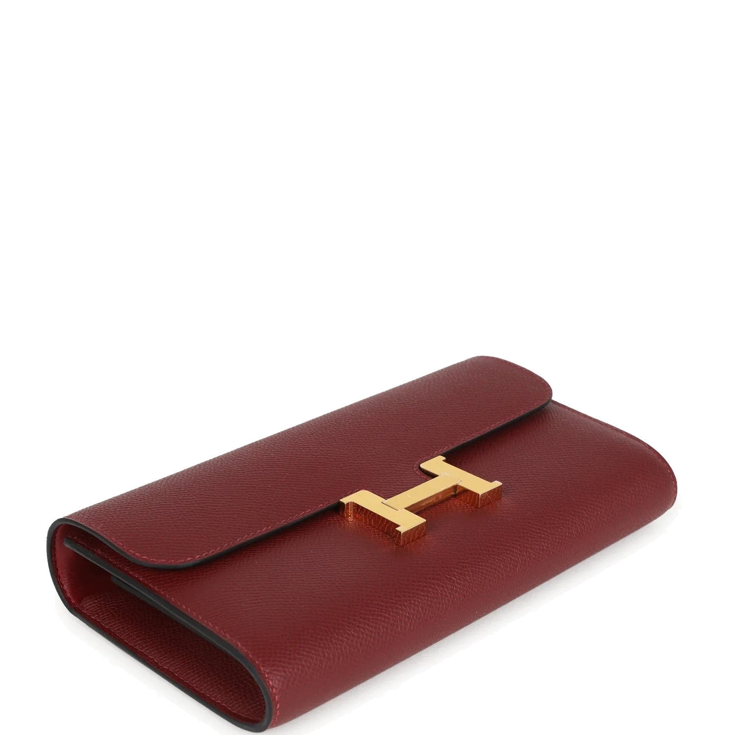 Hermes Constance Wallet To Go Rouge H Epsom Gold Hardware — фото 7