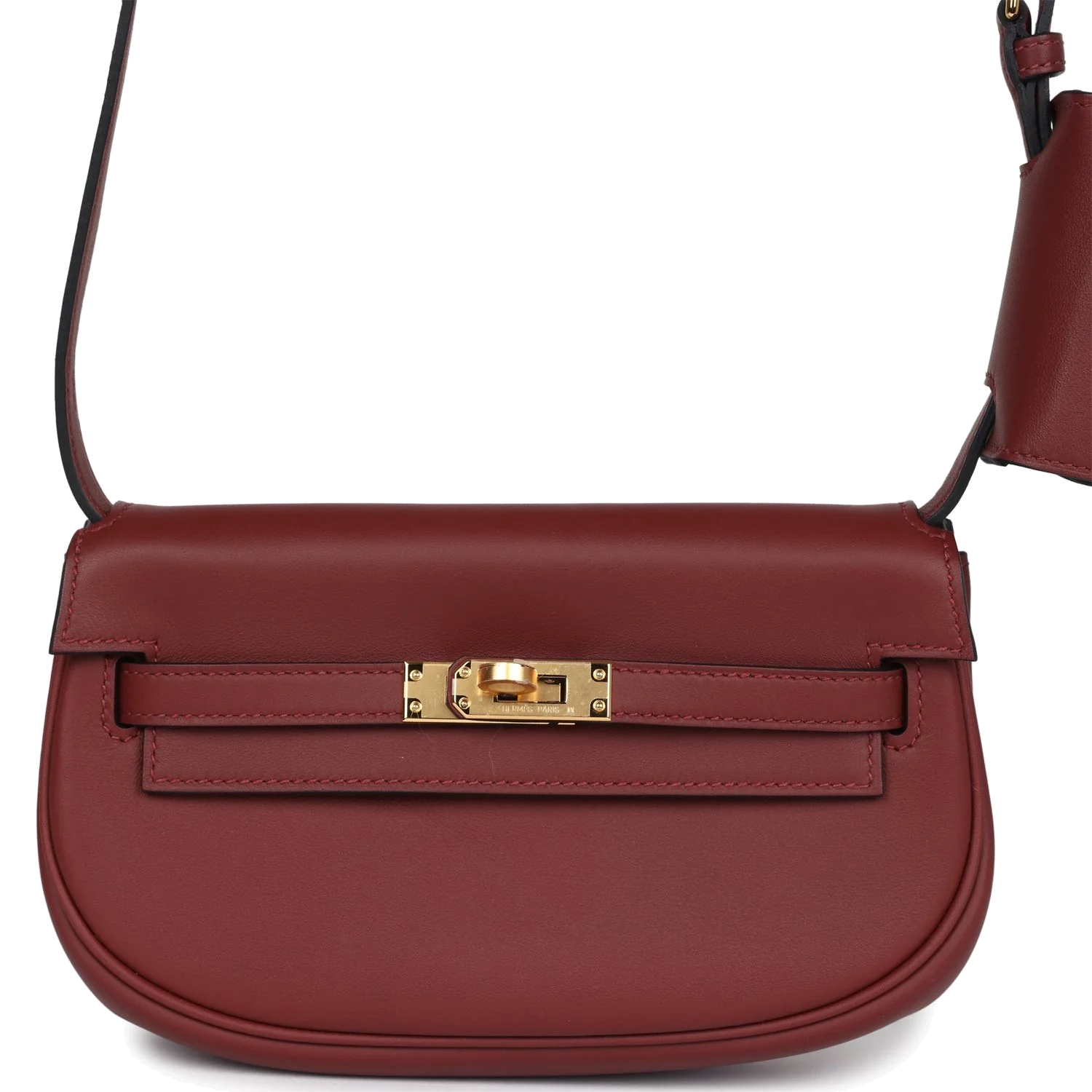 Hermes Kelly Moove Rouge H Swift Gold Hardware — фото 2