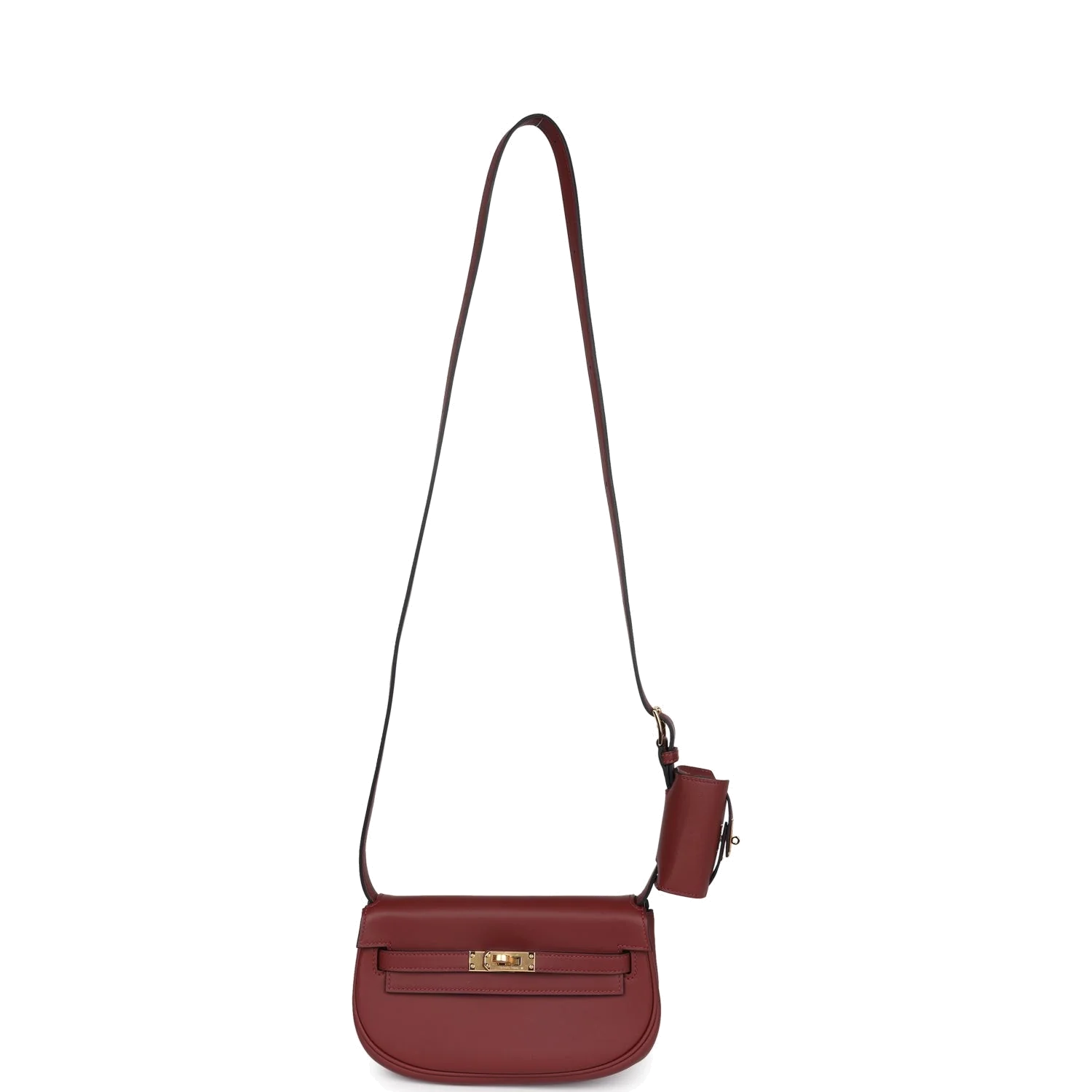 Hermes Kelly Moove Rouge H Swift Gold Hardware — фото 8