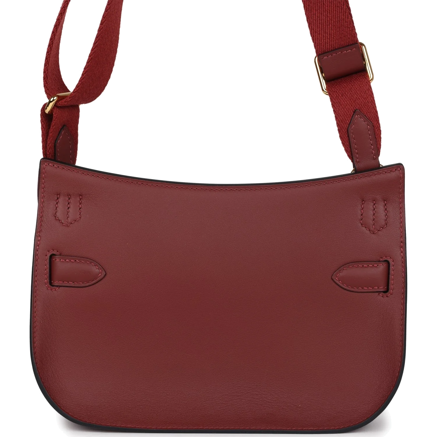 Hermes Mini Jypsiere Rouge H Swift Gold Hardware — фото 5
