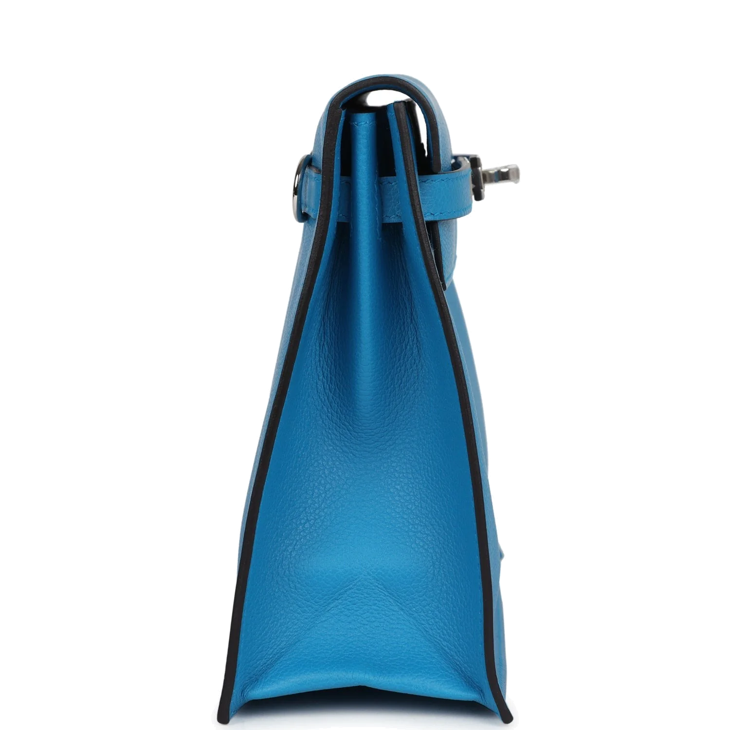 Hermes Kelly Danse Bleu Zanzibar Evercolor Palladium Hardware — фото 4