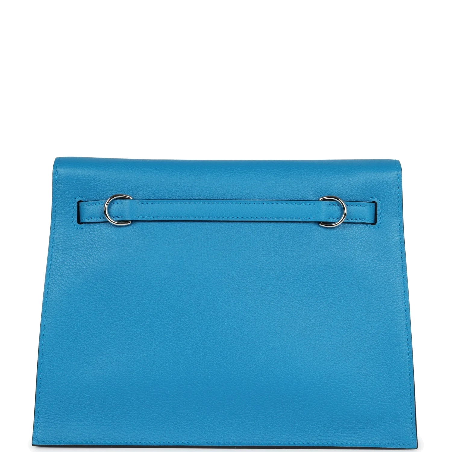 Hermes Kelly Danse Bleu Zanzibar Evercolor Palladium Hardware — фото 5
