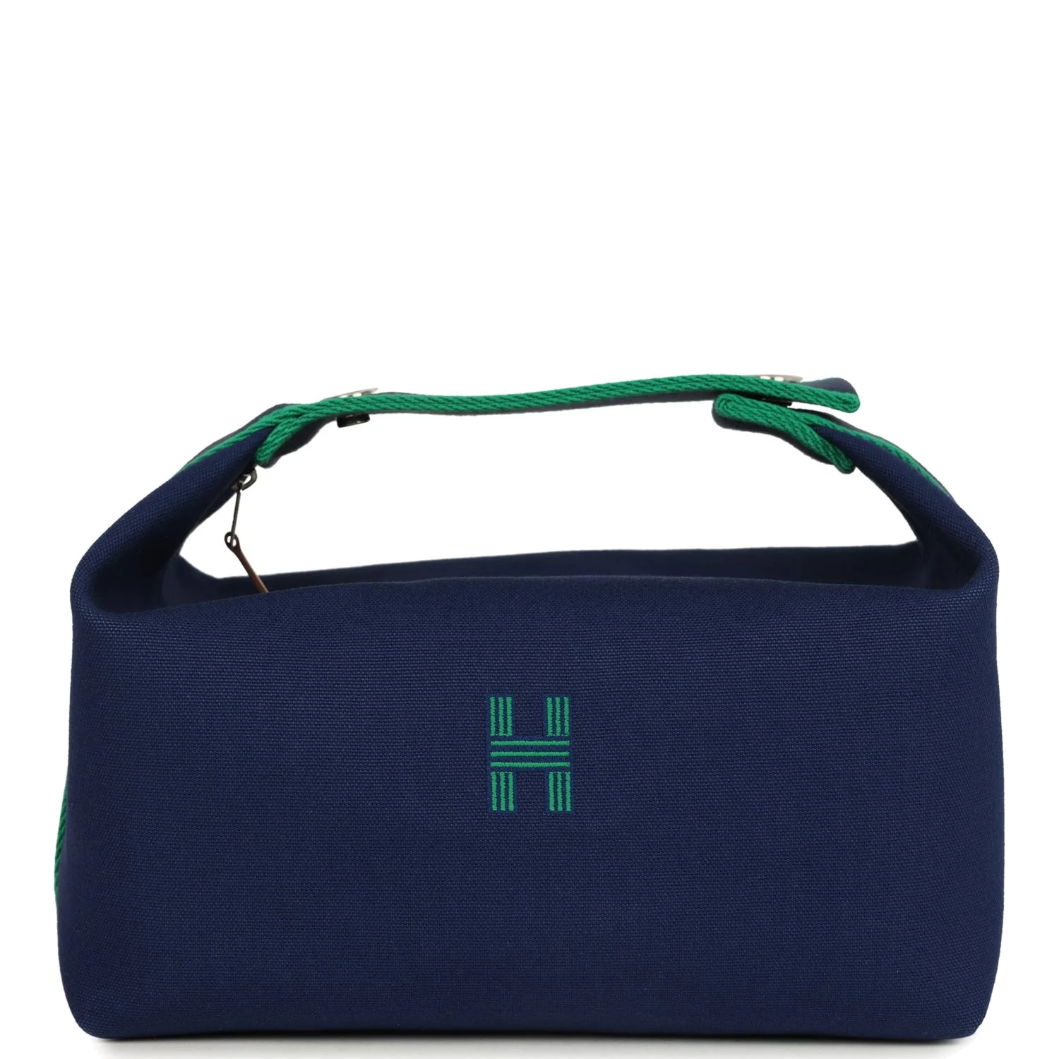 Hermes Bride-A-Brac GM Marine Canvas Palladium Hardware — фото 1