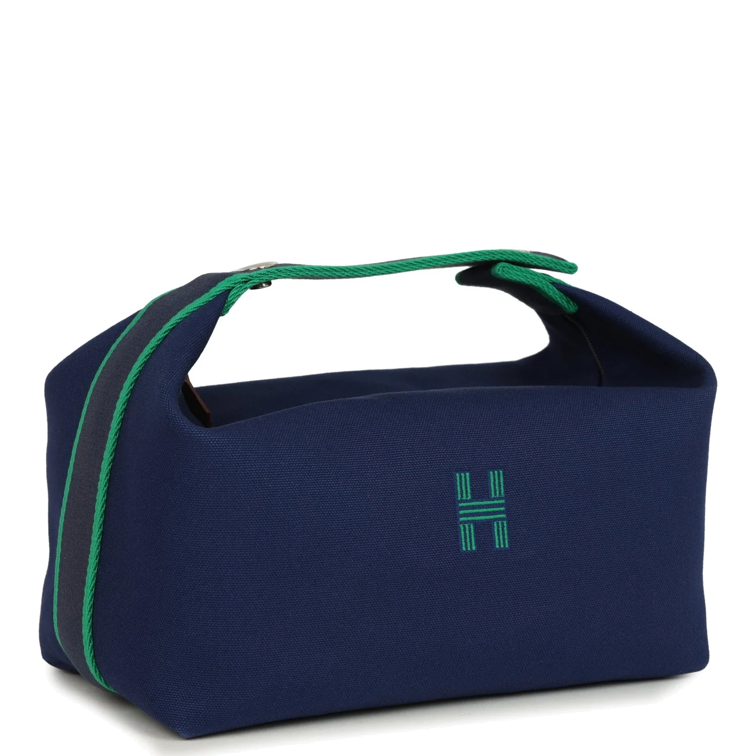Hermes Bride-A-Brac GM Marine Canvas Palladium Hardware — фото 3
