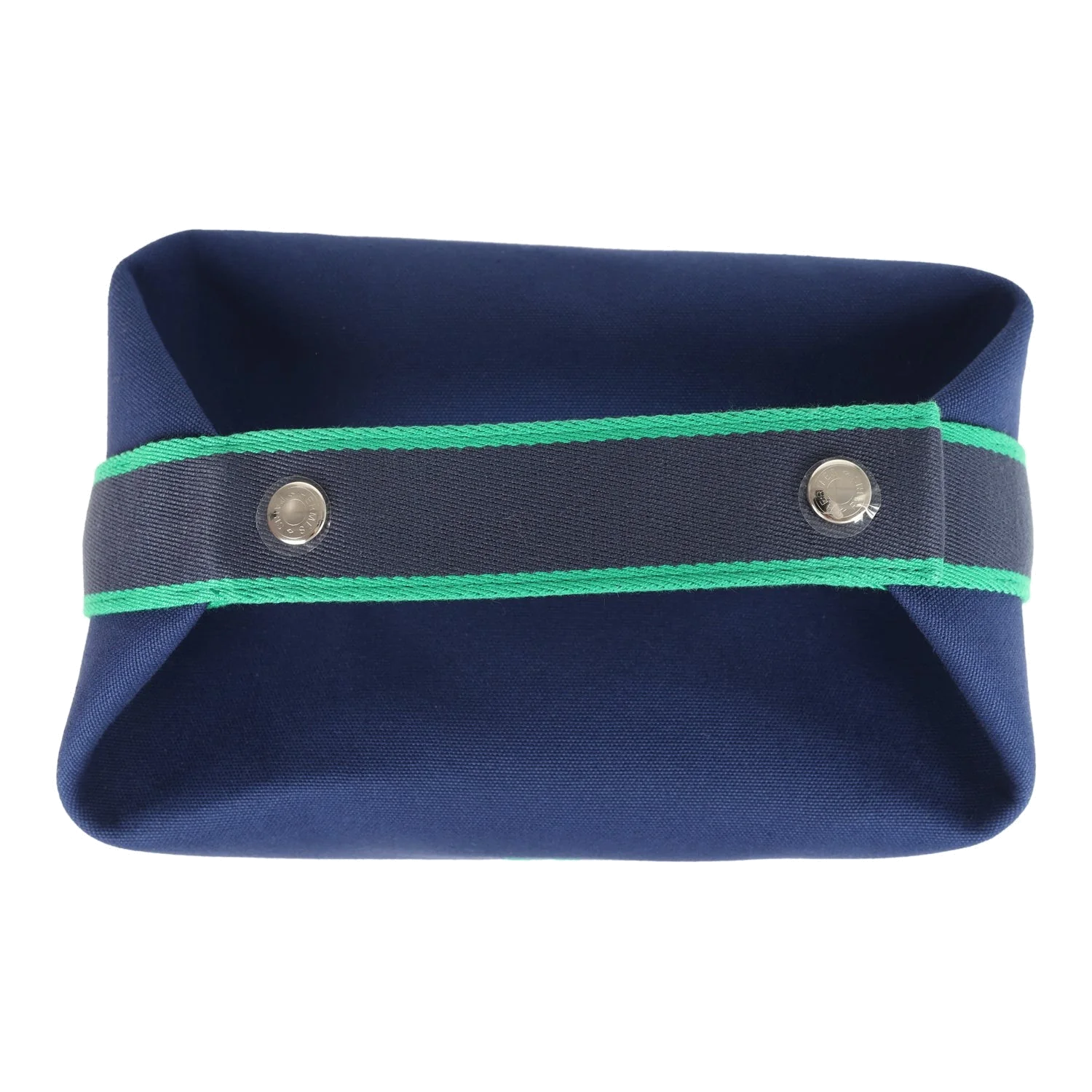 Hermes Bride-A-Brac GM Marine Canvas Palladium Hardware — фото 8