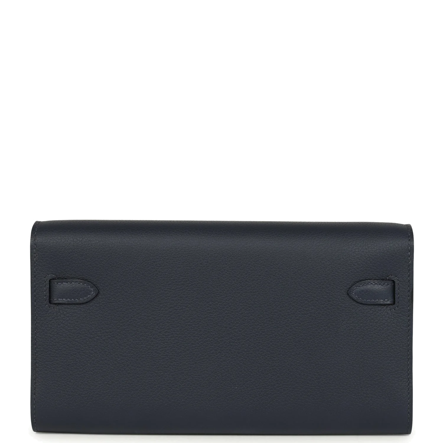 Hermes Kelly Wallet To Go Bleu Nuit Evercolor Palladium Hardware — фото 5