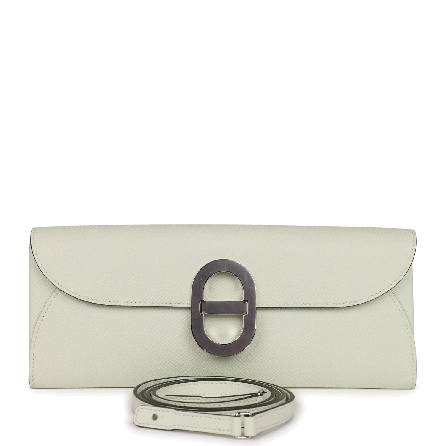 Hermes Chaine d'Ancre Wallet to Go Vert Fizz Epsom Palladium Hardware