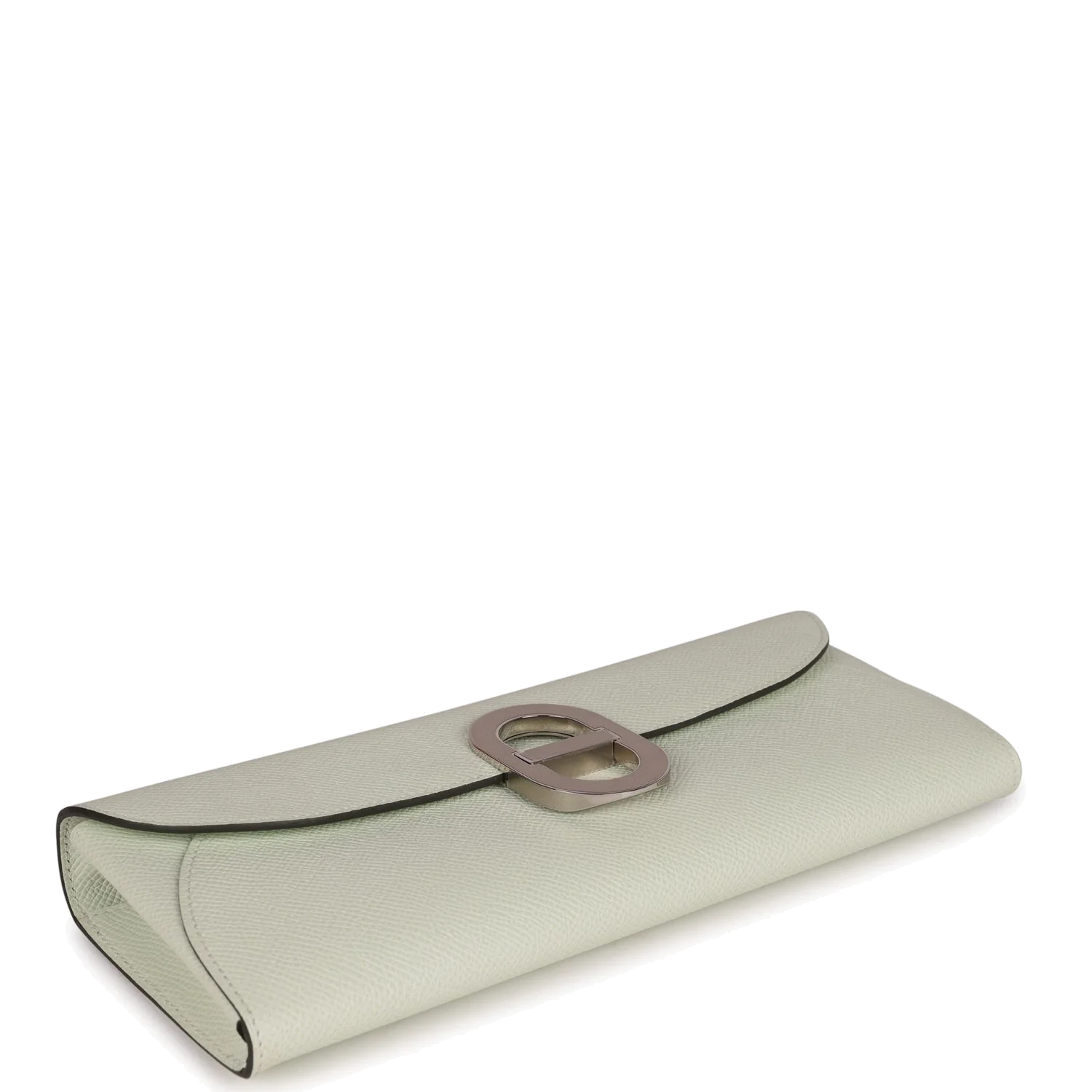 Hermes Chaine d'Ancre Wallet to Go Vert Fizz Epsom Palladium Hardware — фото 7