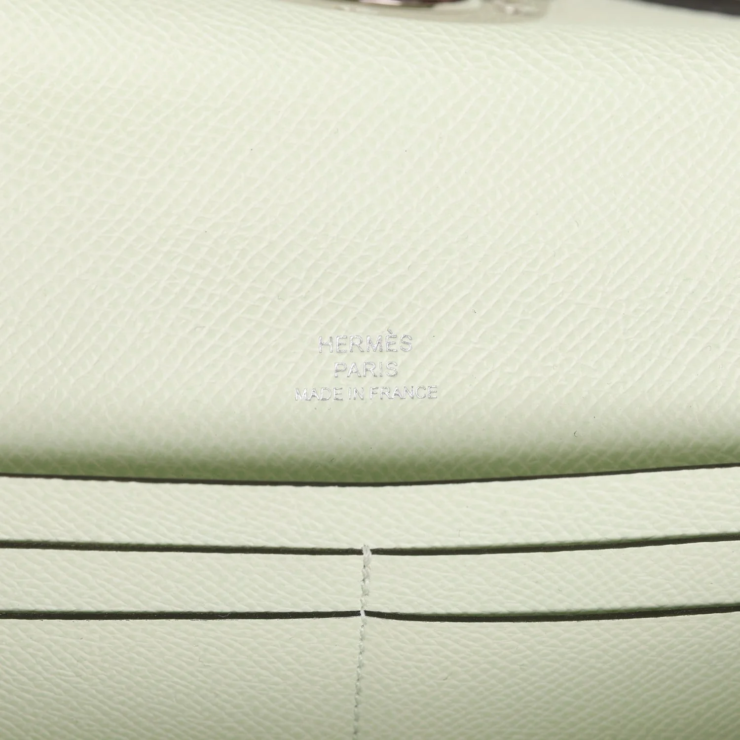 Hermes Chaine d'Ancre Wallet to Go Vert Fizz Epsom Palladium Hardware — фото 8