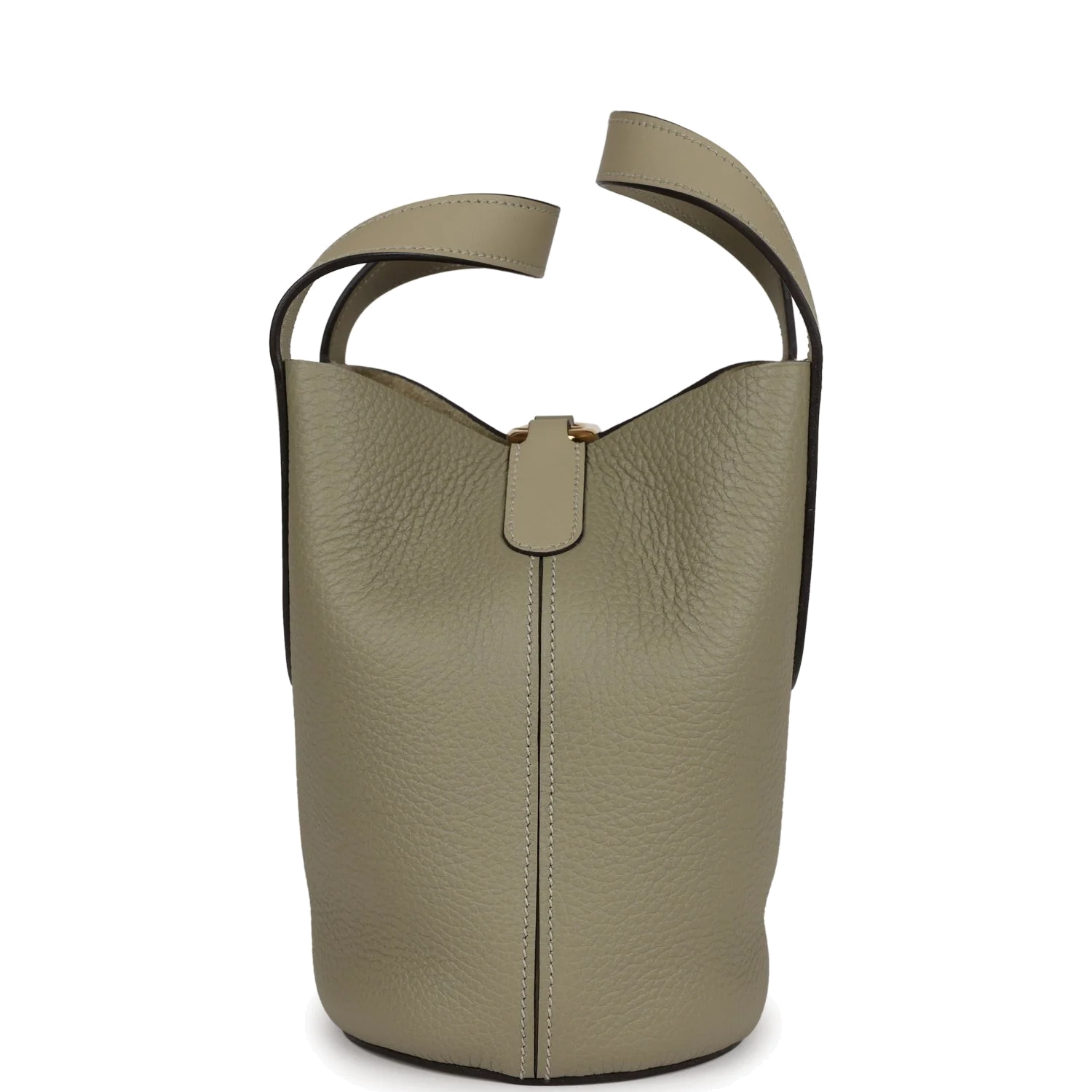 Hermes In-The-Loop 18 Sauge Clemence and Swift Gold Hardware — фото 4
