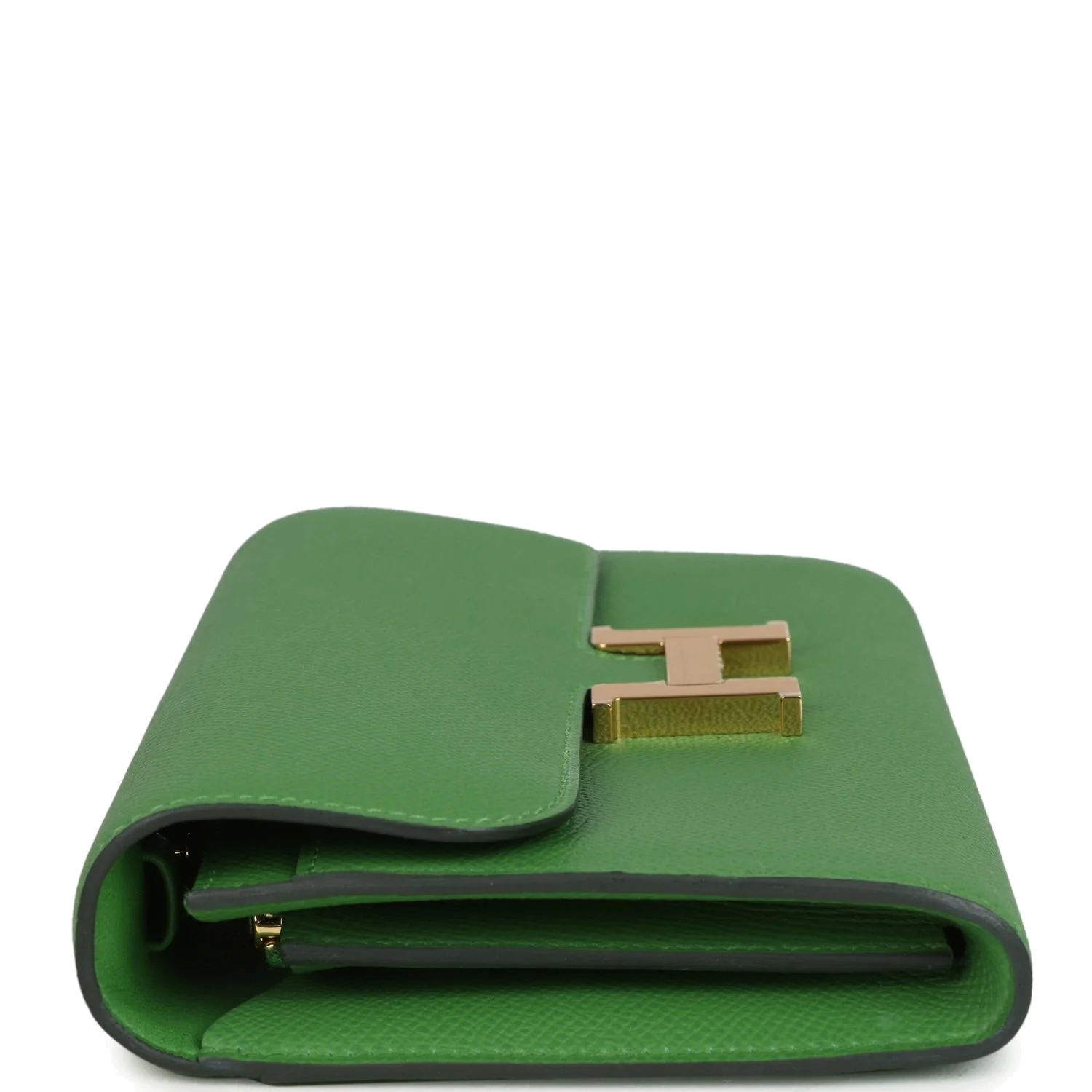 Hermes Constance Wallet To Go Vert Yucca Epsom Gold Hardware — фото 4