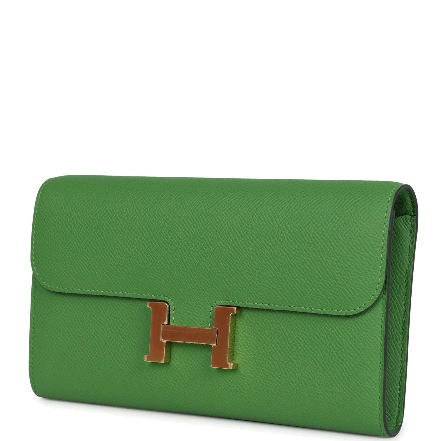 Hermes Constance Wallet To Go Vert Yucca Epsom Gold Hardware — фото 6