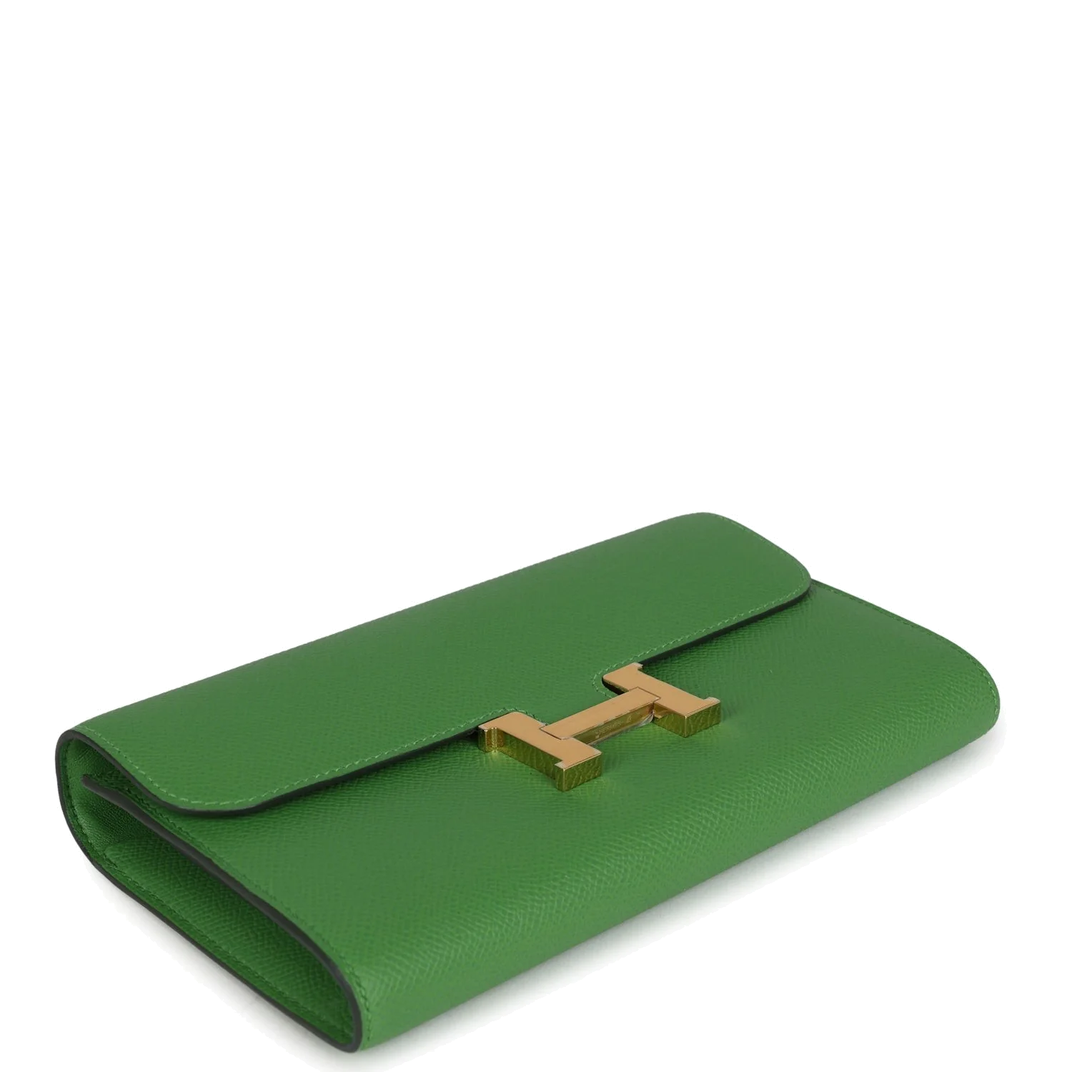 Hermes Constance Wallet To Go Vert Yucca Epsom Gold Hardware — фото 7