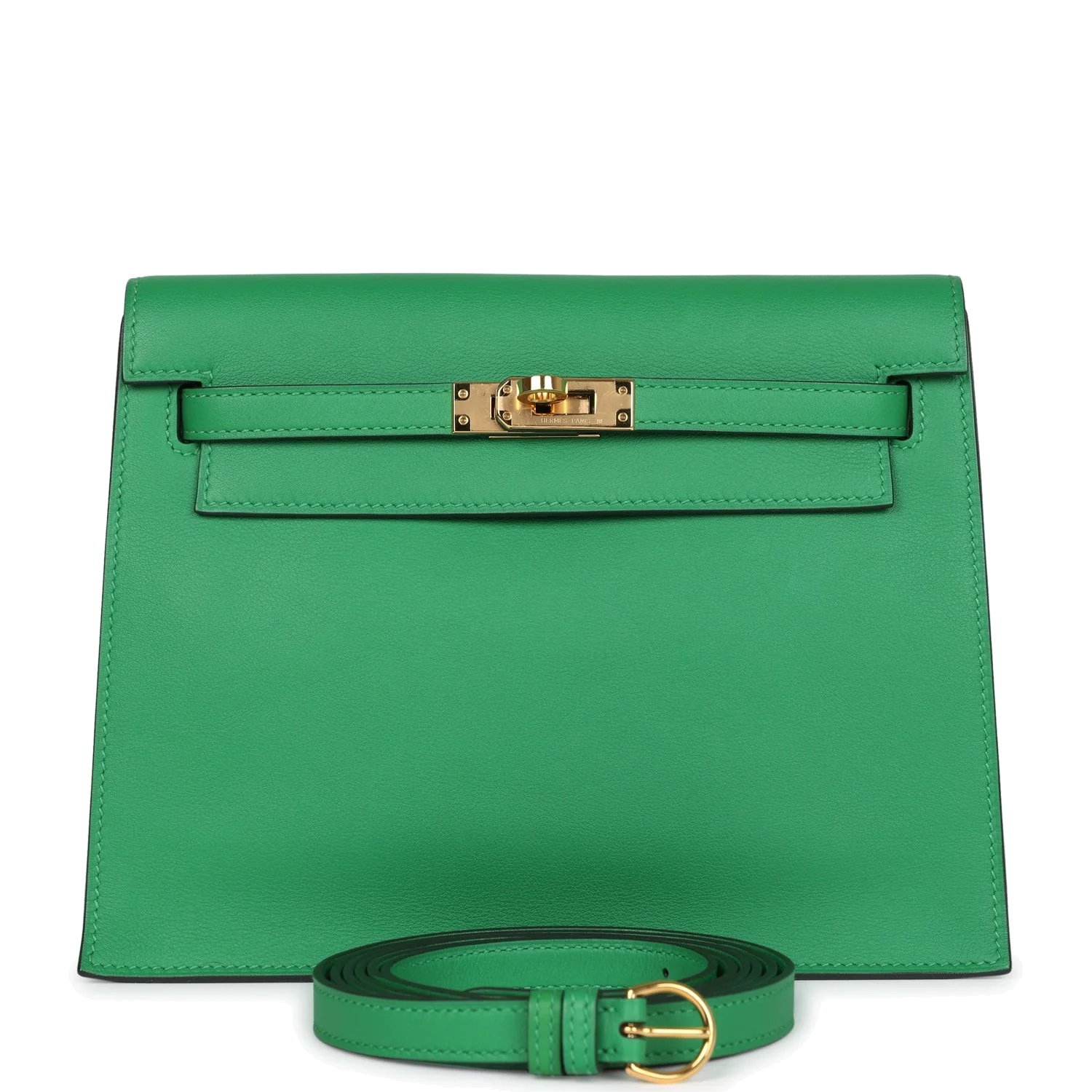 Hermes Kelly Danse Bambou Swift Gold Hardware — фото 2