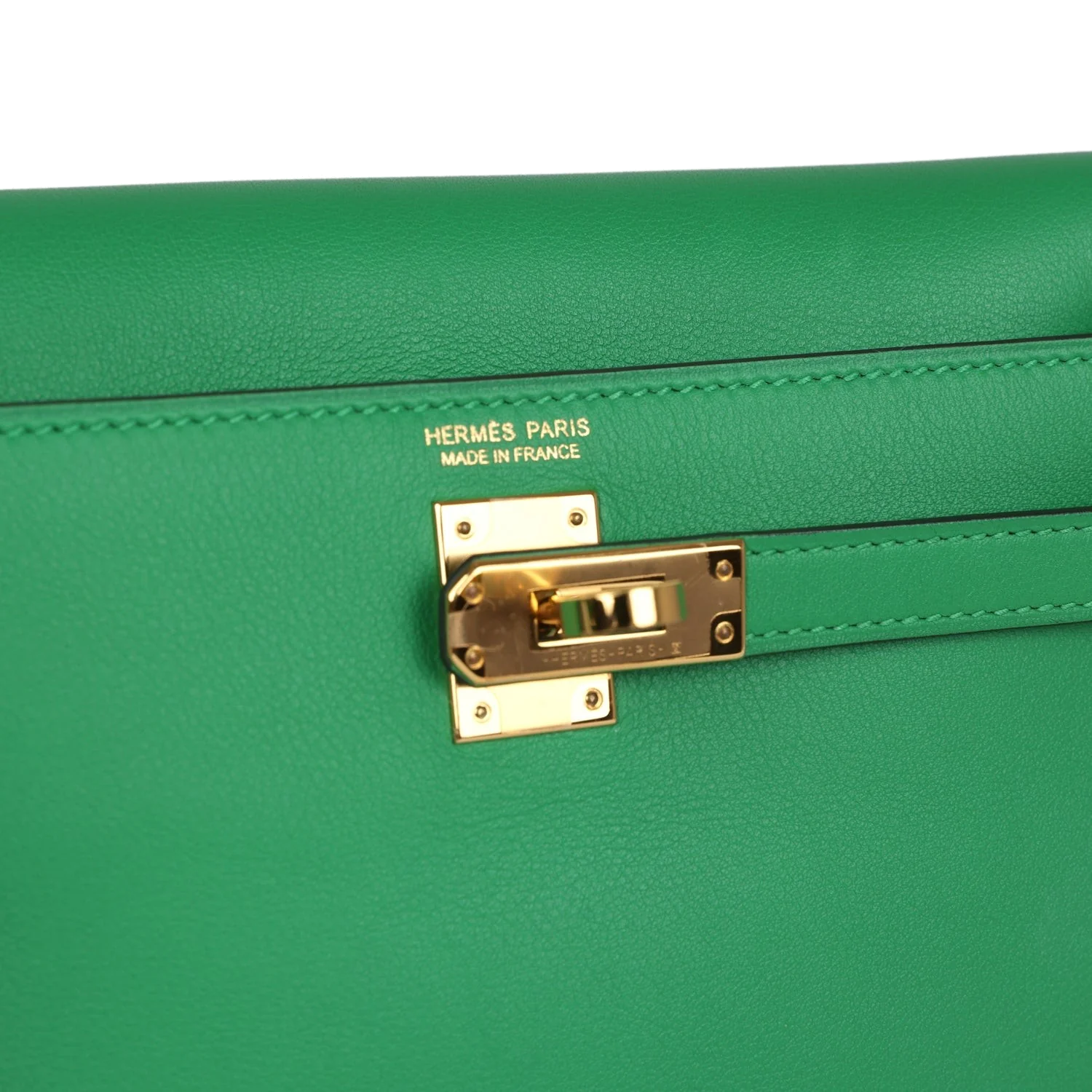 Hermes Kelly Danse Bambou Swift Gold Hardware — фото 8