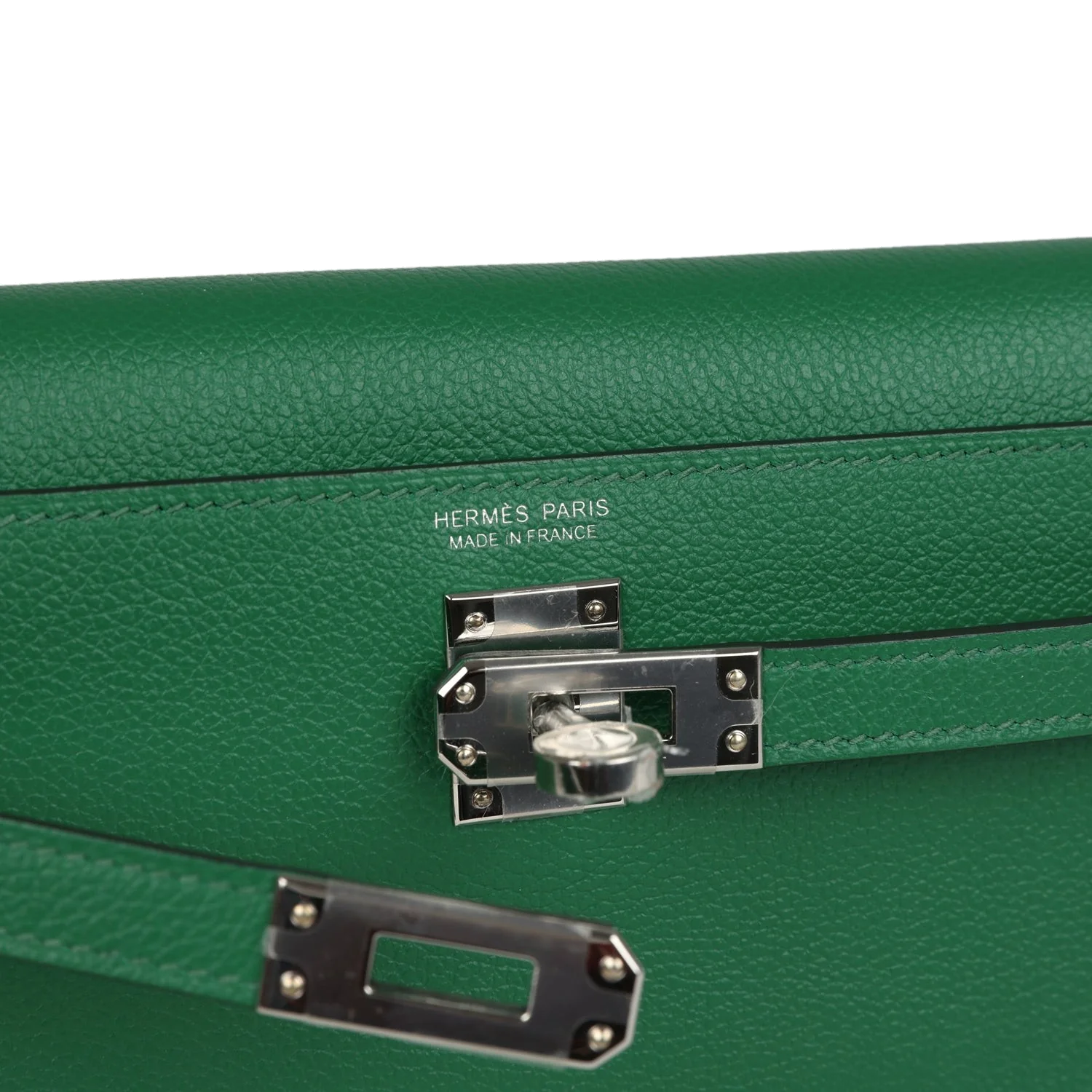 Hermes Kelly Danse Cactus Verso Evercolor Palladium Hardware — фото 8