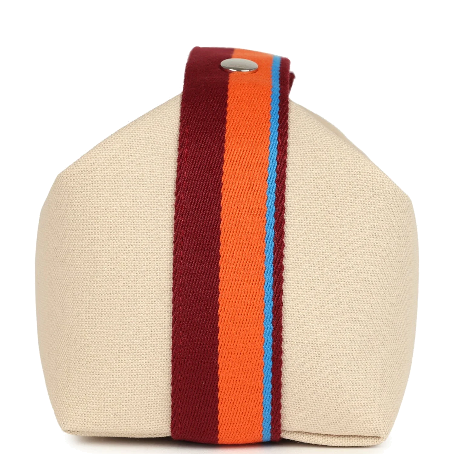 Hermes Bride A Brac Pavillon PM Naturel Canvas Palladium Hardware — фото 4