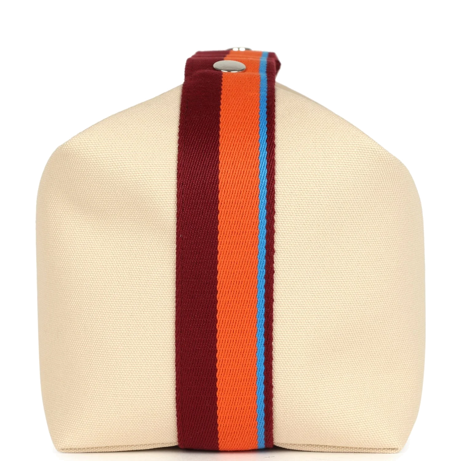 Hermes Bride A Brac Pavillon GM Naturel Canvas Palladium Hardware — фото 5
