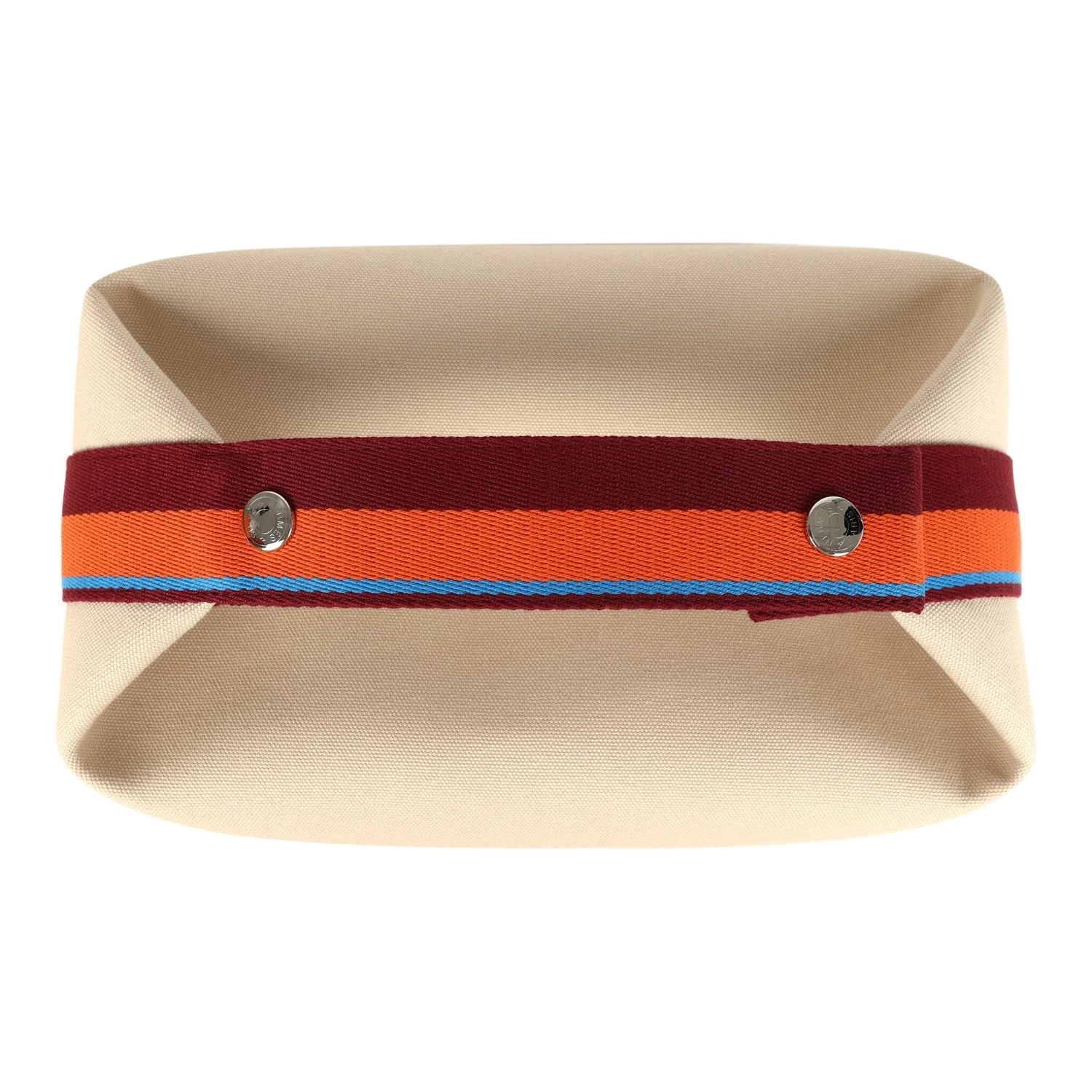 Hermes Bride A Brac Pavillon GM Naturel Canvas Palladium Hardware — фото 8