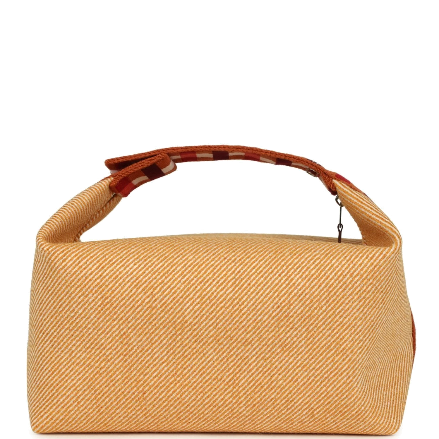Hermes Bride A Brac Carre Case GM Fauve Merino Wool Palladium Hardware — фото 5