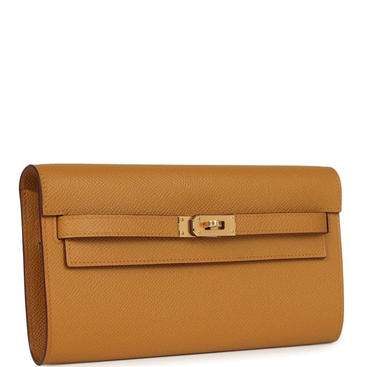 Hermes Kelly Wallet To Go Sesame Epsom Gold Hardware — фото 3