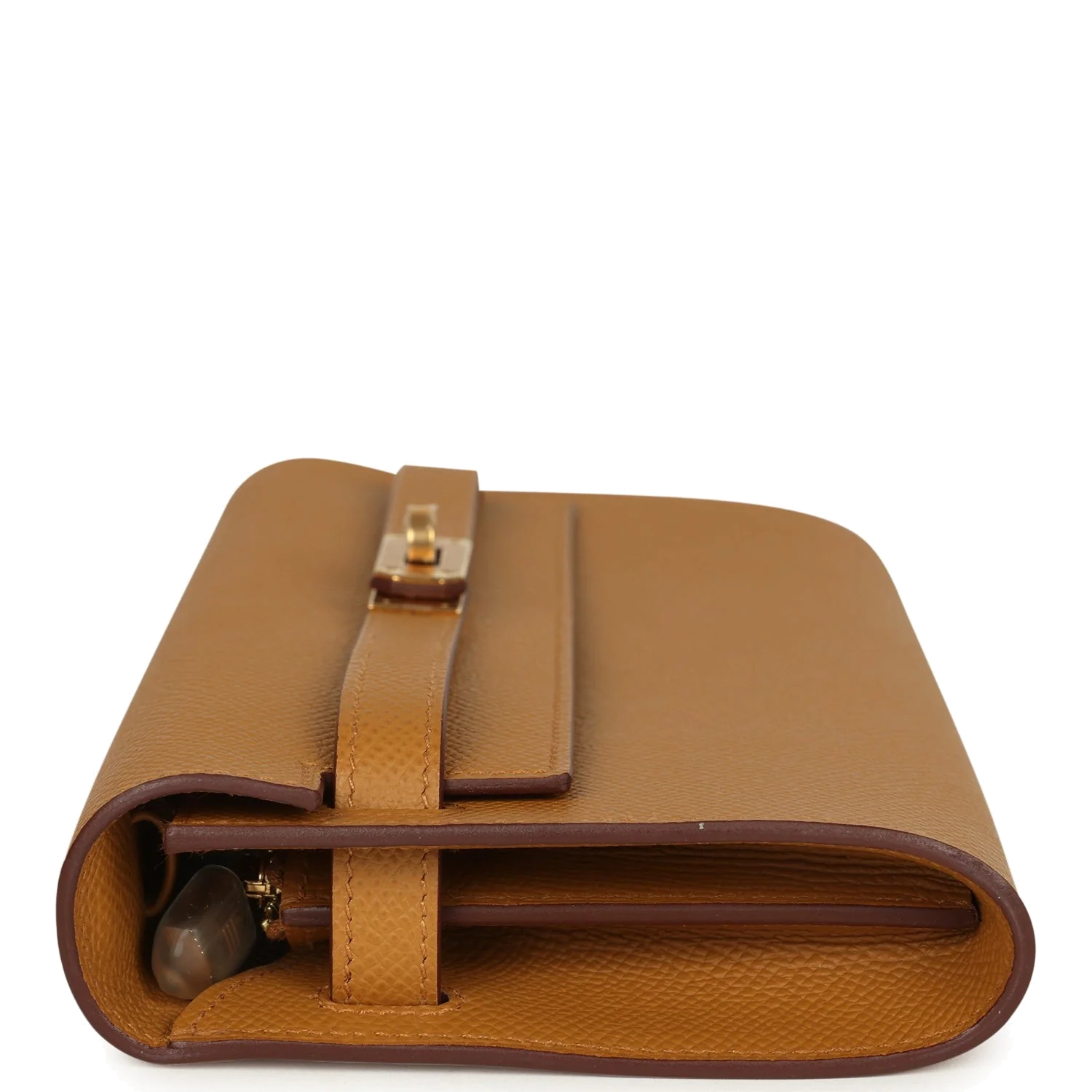 Hermes Kelly Wallet To Go Sesame Epsom Gold Hardware — фото 4