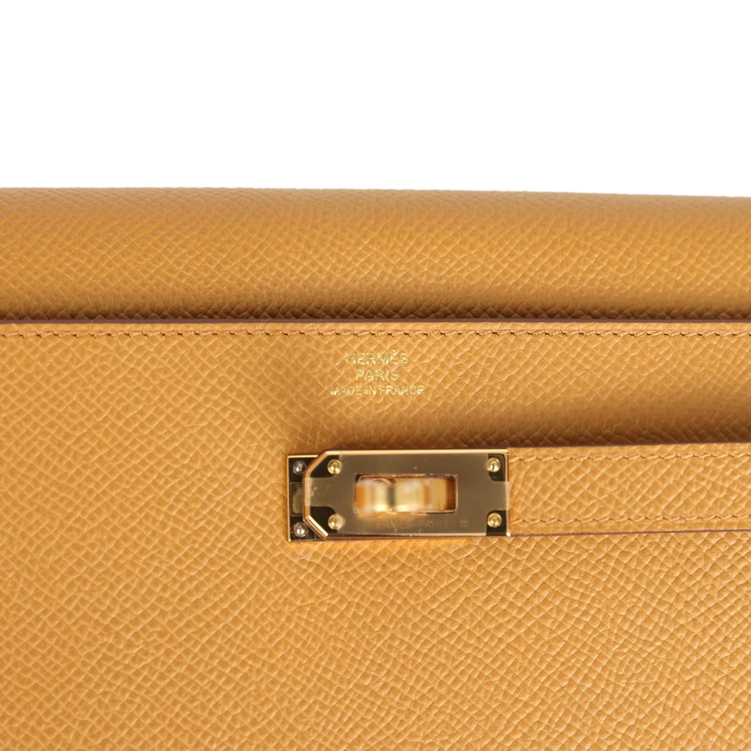 Hermes Kelly Wallet To Go Sesame Epsom Gold Hardware — фото 8