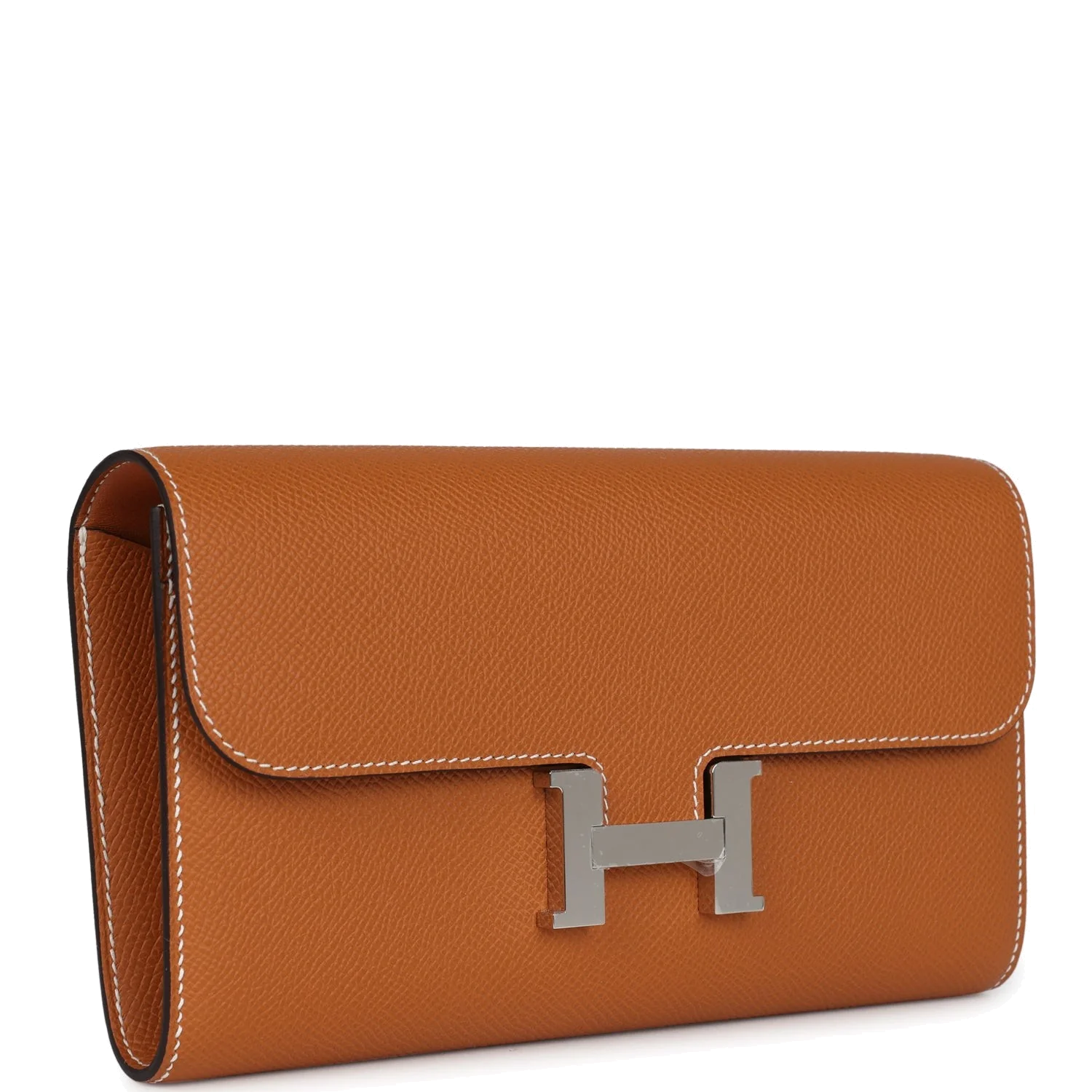 Hermes Constance To Go Wallet Toffee Epsom Palladium Hardware — фото 3